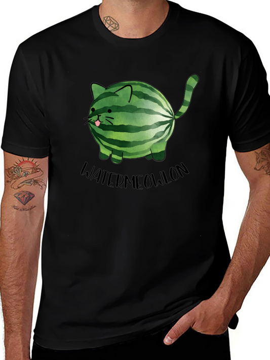 Watermeowlon T-Shirt - Funny Cat & Watermelon Design