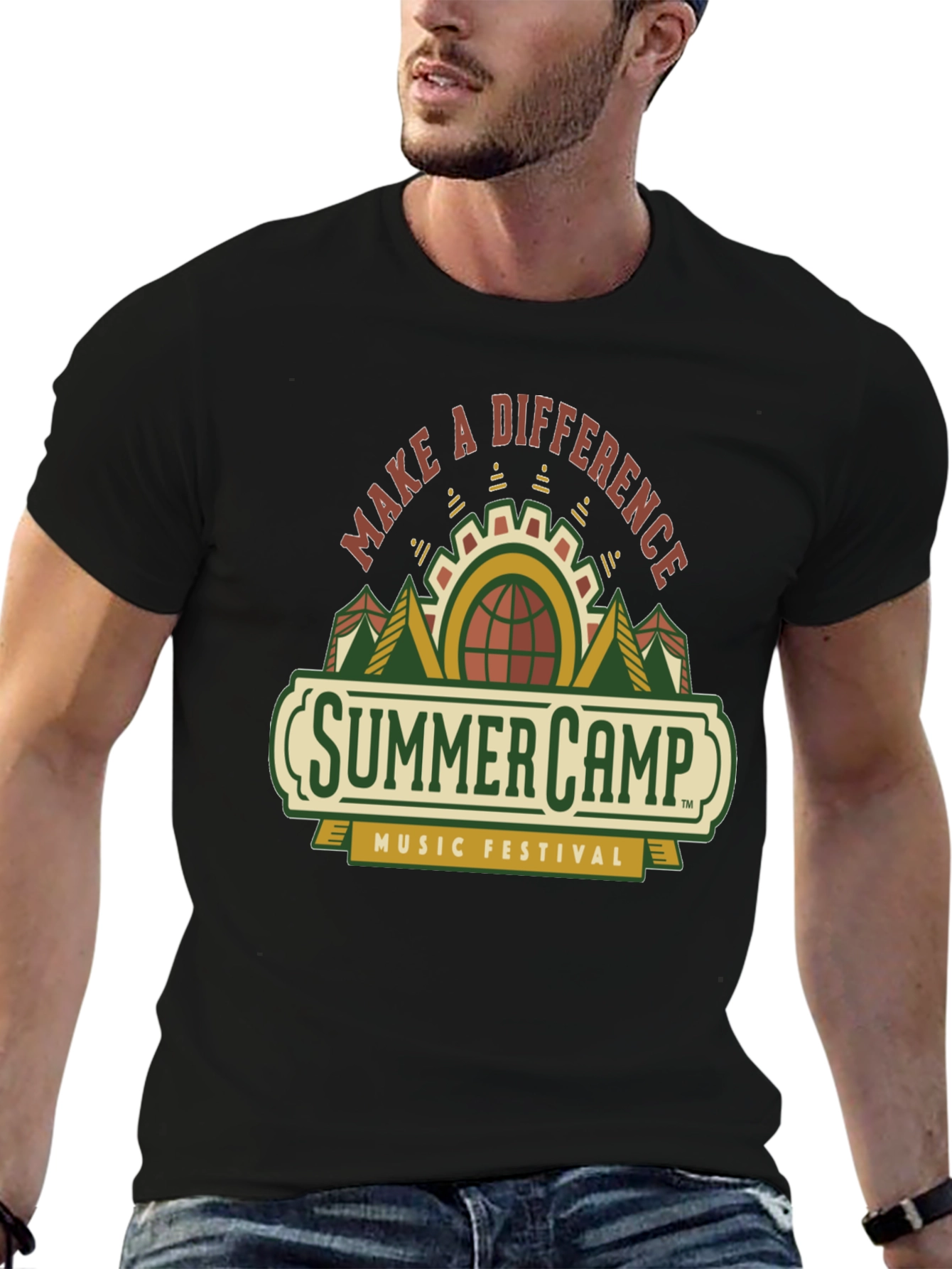 Summer Camp Music Festival Black T-Shirt