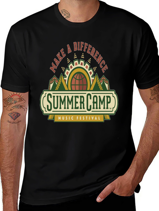 Summer Camp Music Festival Black T-Shirt