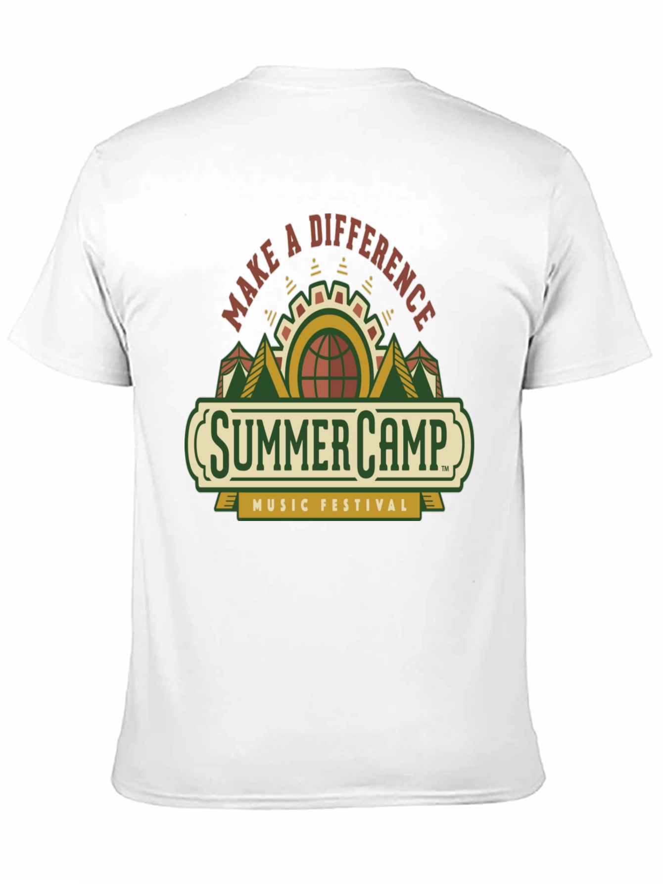 Summer Camp Music Festival Black T-Shirt