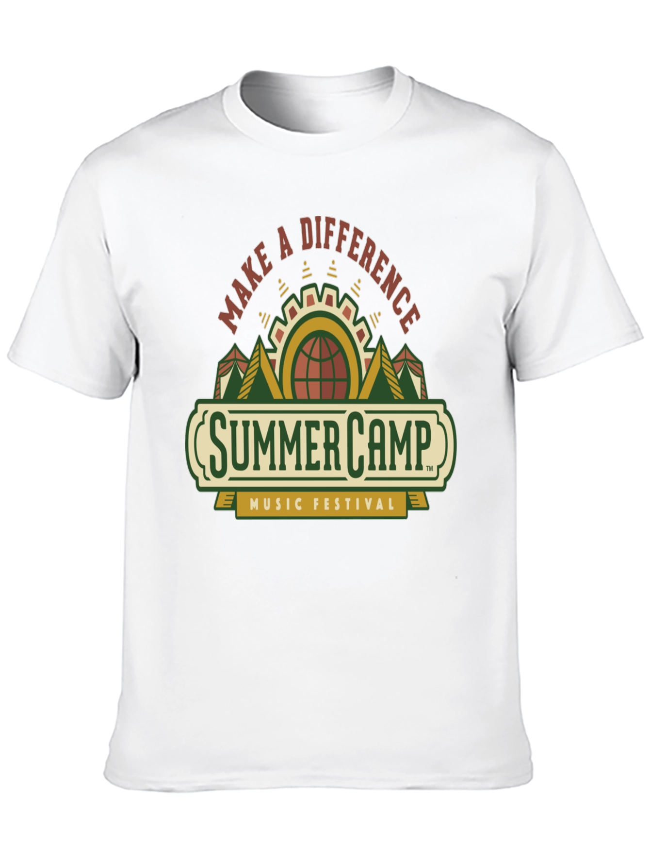 Summer Camp Music Festival Black T-Shirt