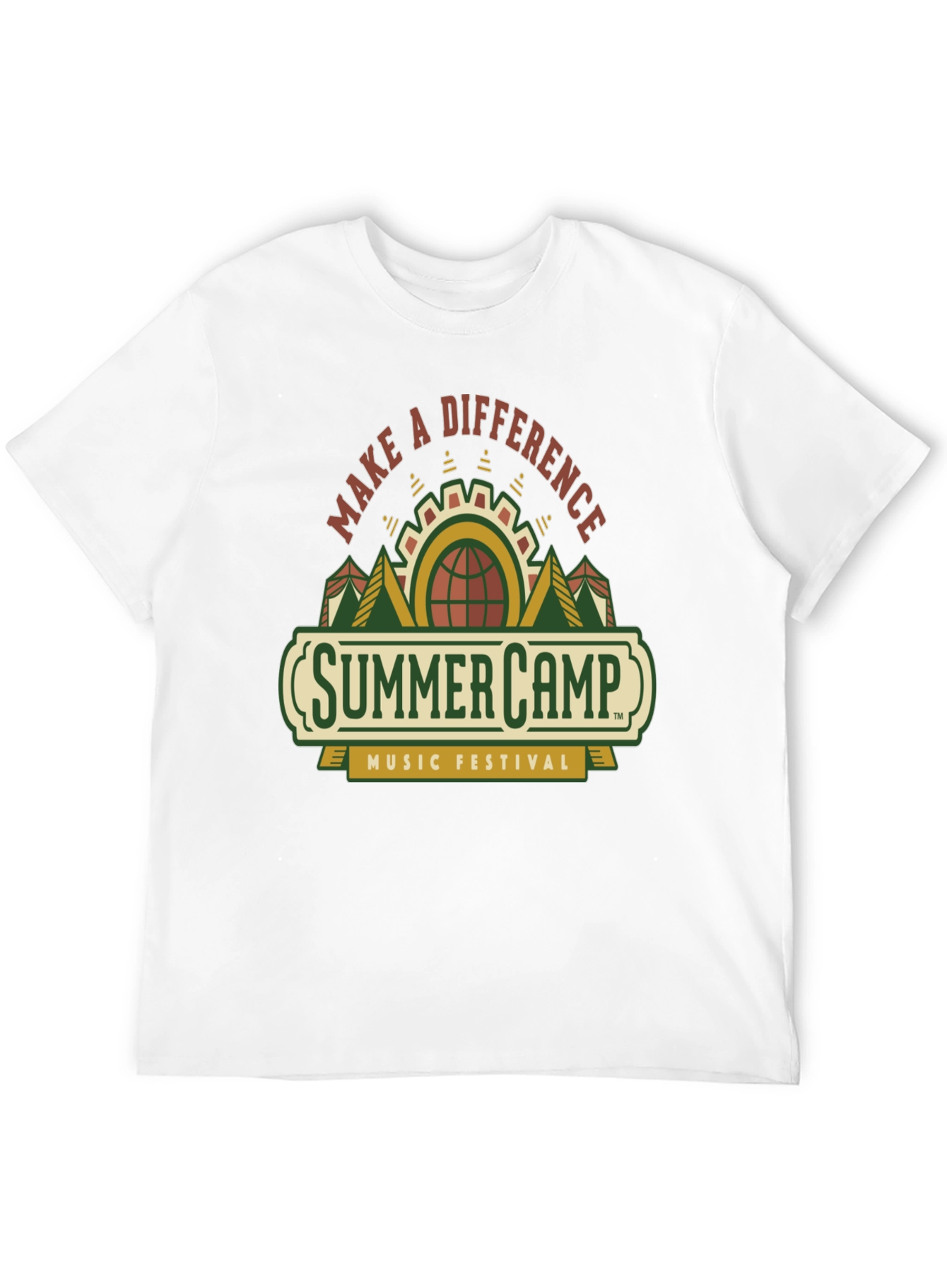Summer Camp Music Festival Black T-Shirt