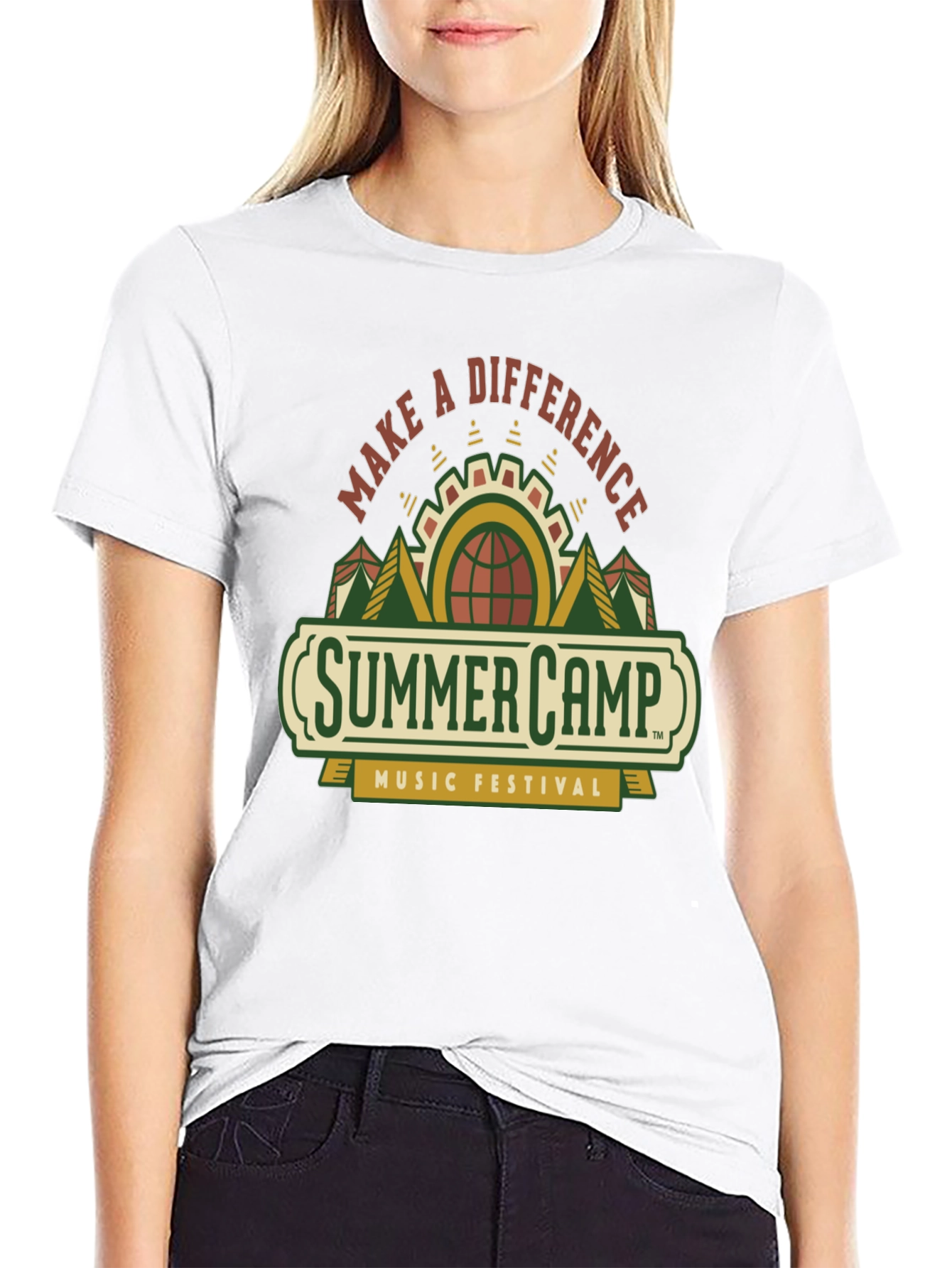 Summer Camp Music Festival Black T-Shirt