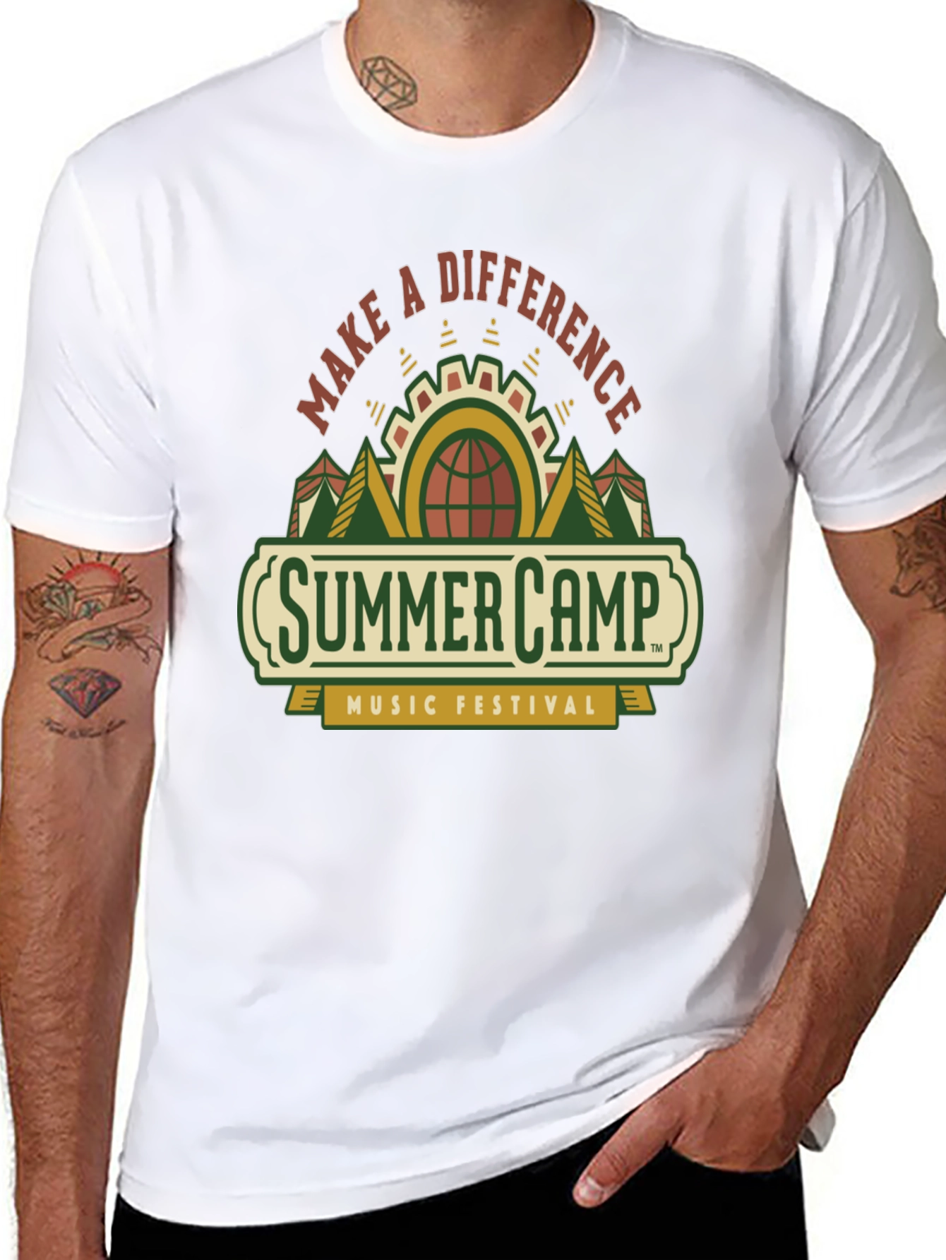 Summer Camp Music Festival Black T-Shirt