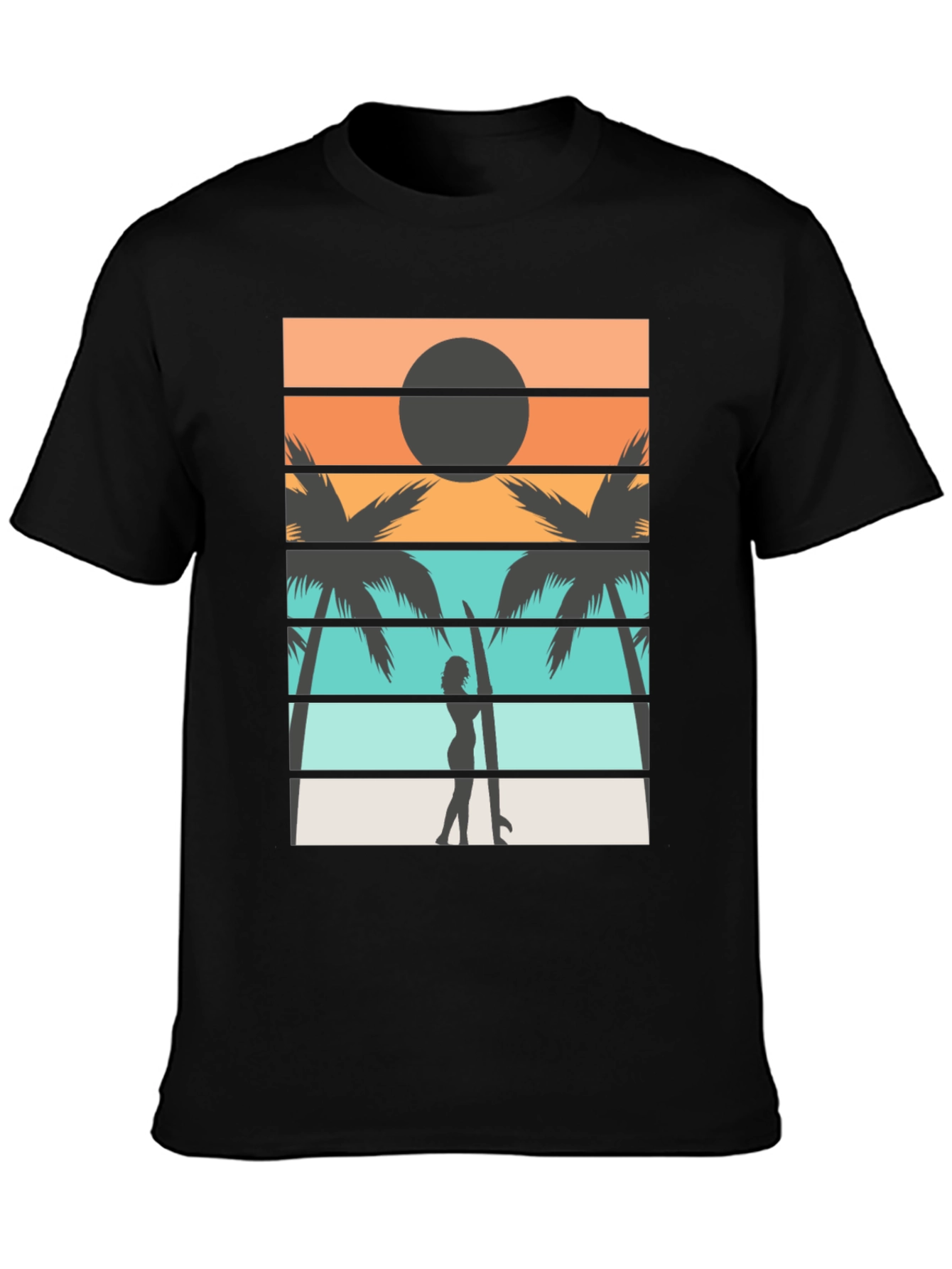 Retro Surfer T-Shirt: Beach Vibes