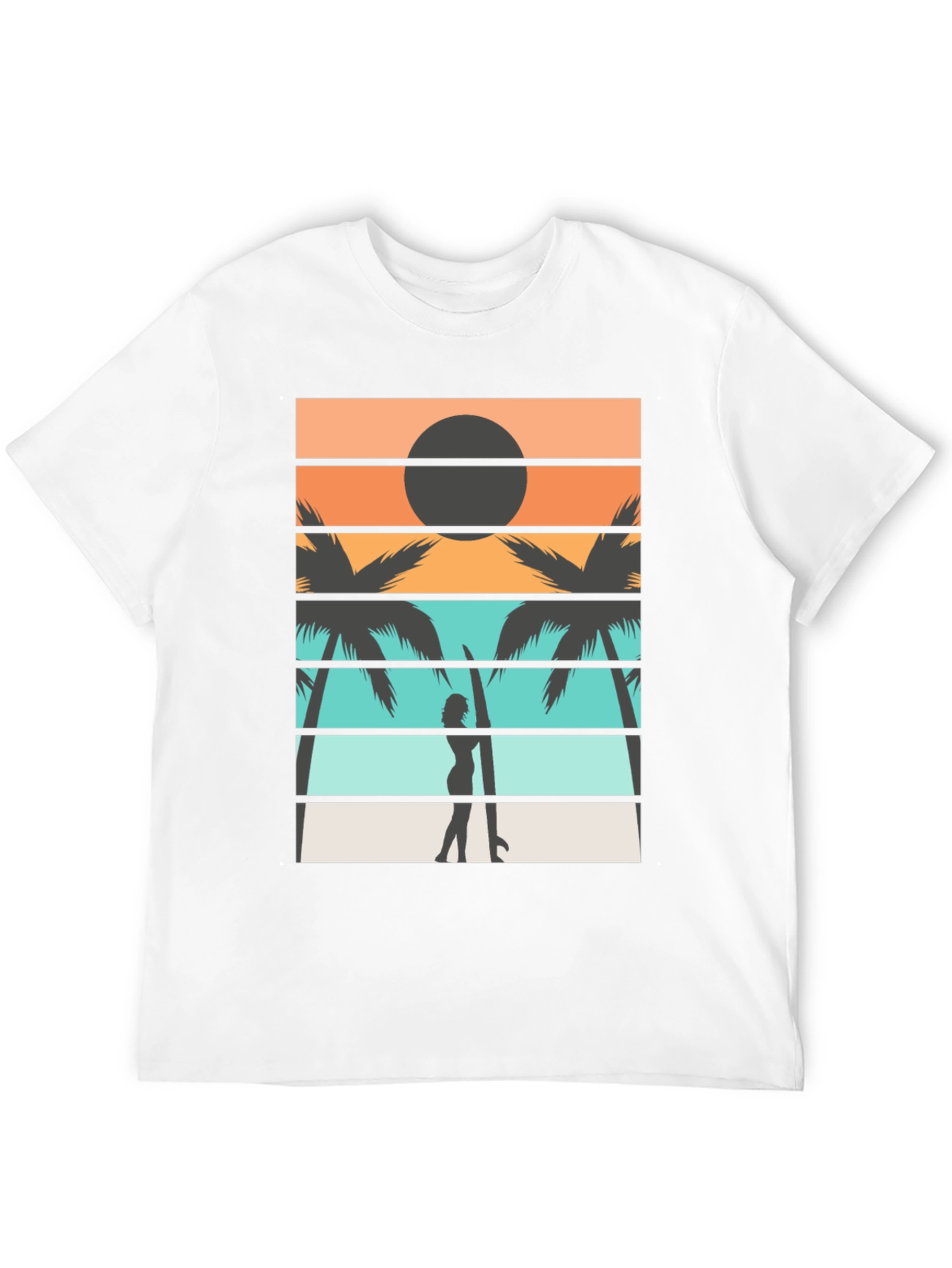 Retro Surfer T-Shirt: Beach Vibes