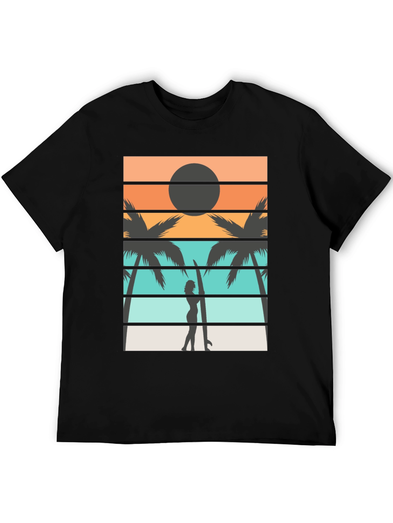 Retro Surfer T-Shirt: Beach Vibes