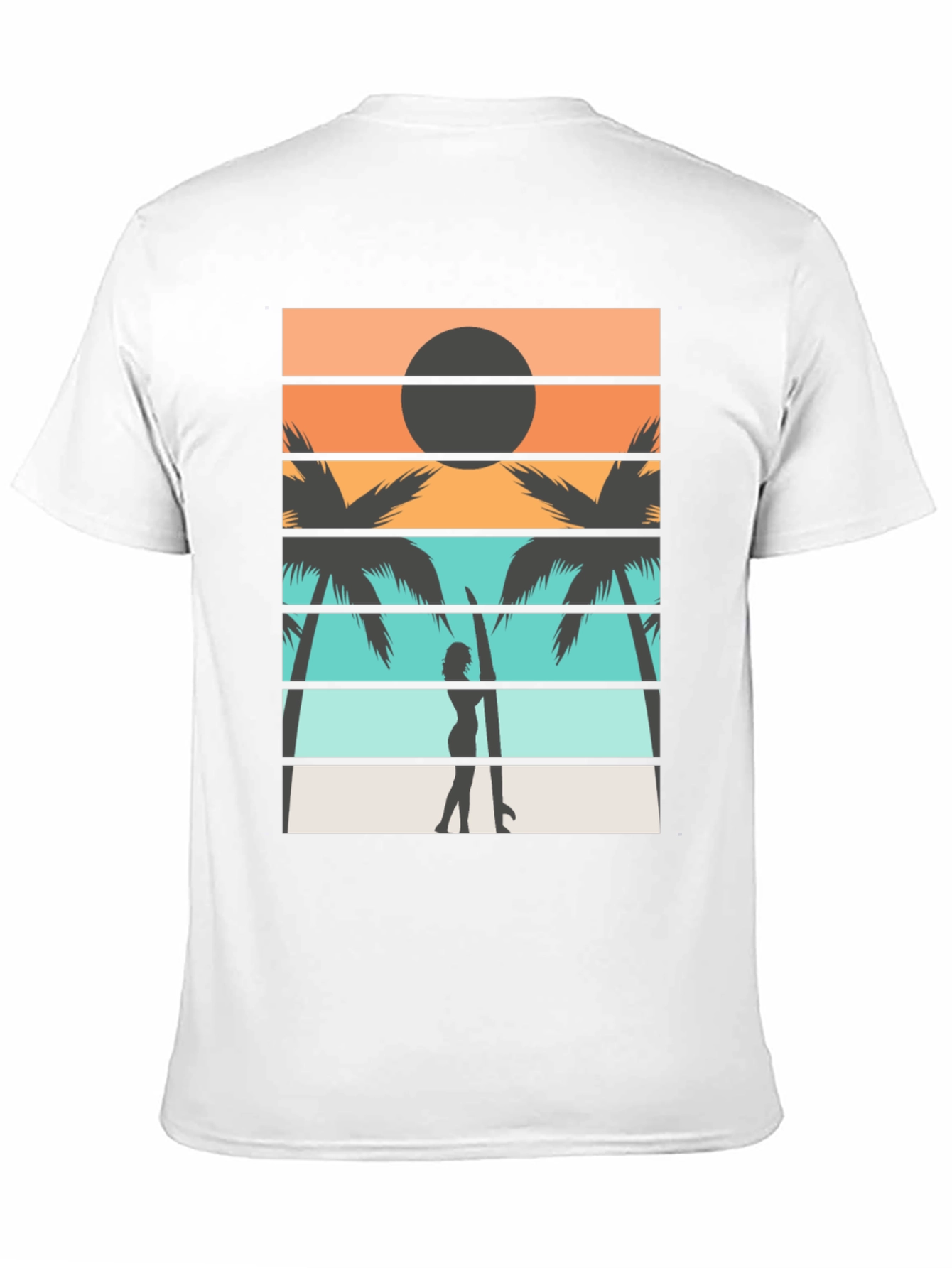 Retro Surfer T-Shirt: Beach Vibes