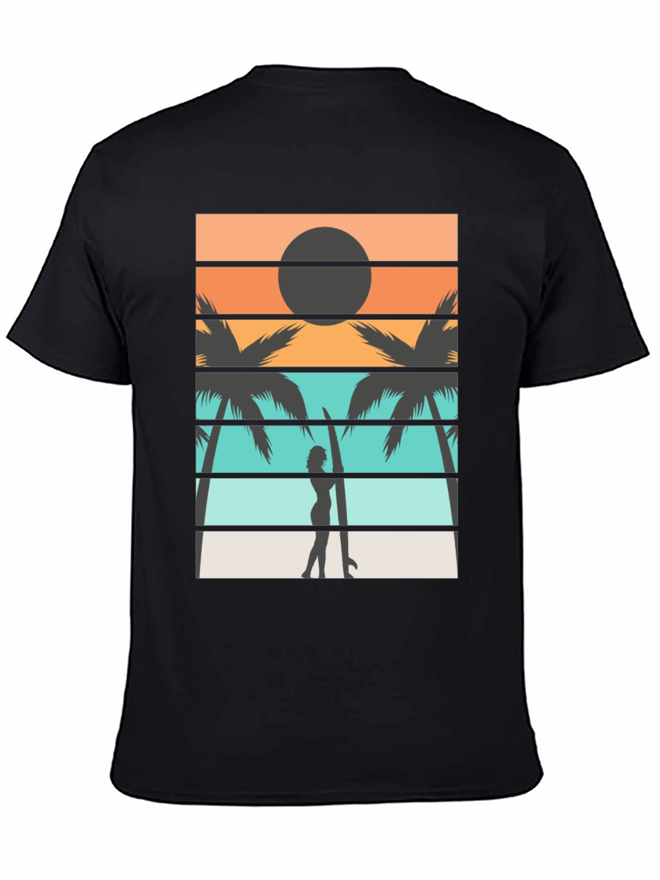 Retro Surfer T-Shirt: Beach Vibes