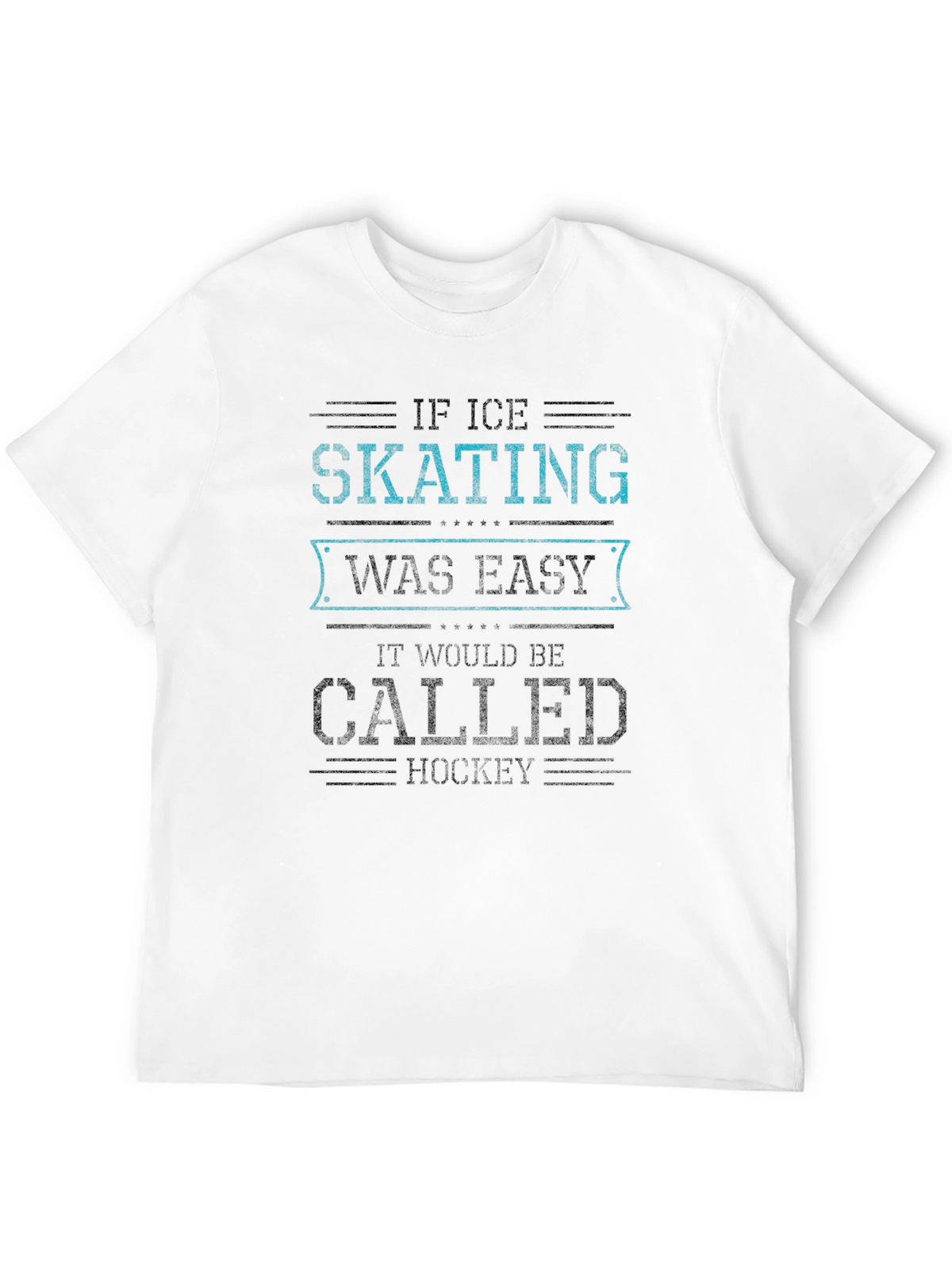 Ice Skating Hockey Graphic T-Shirt
