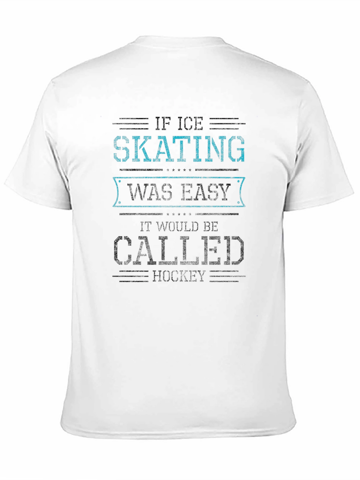 Ice Skating Hockey Graphic T-Shirt