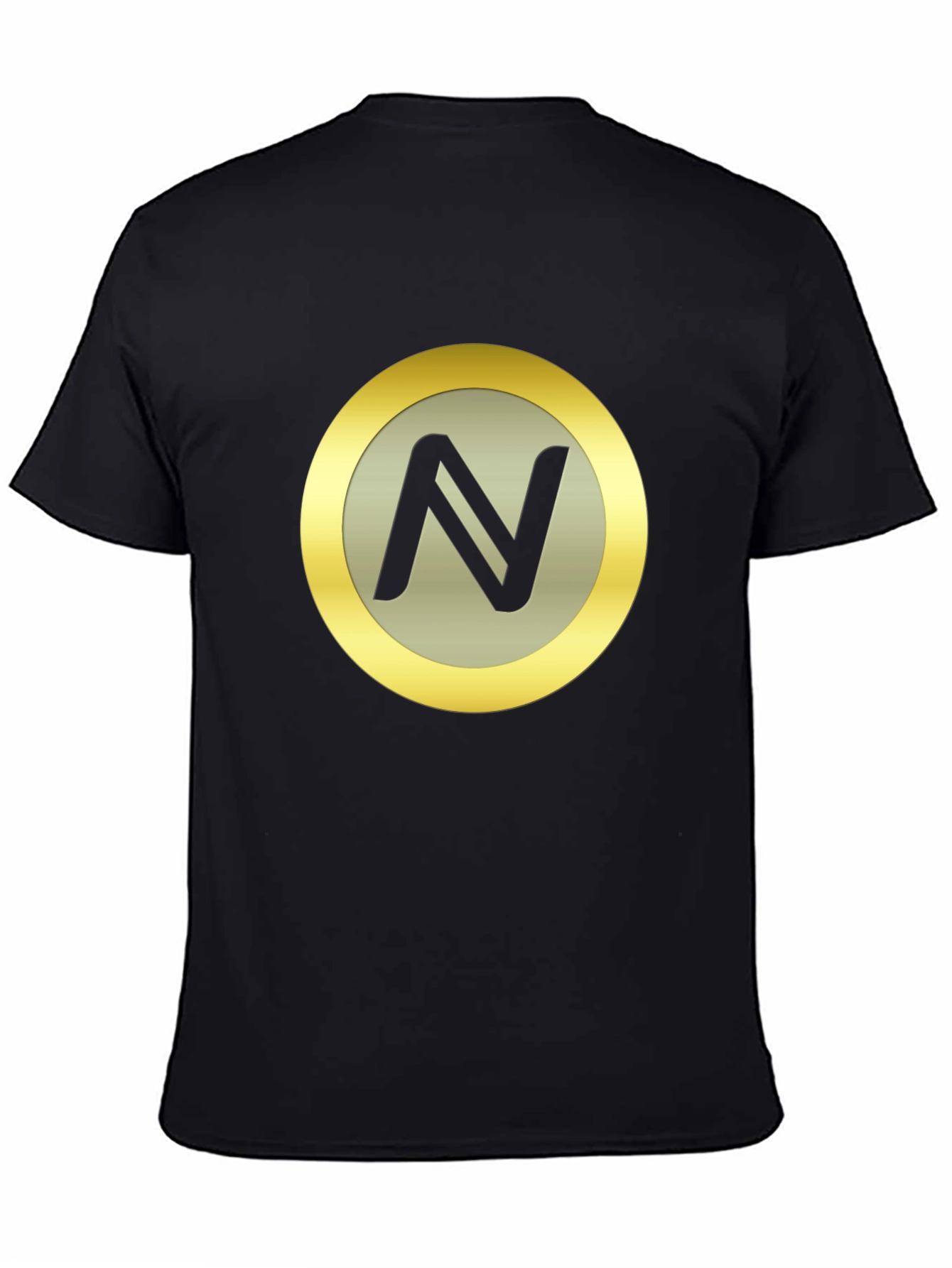 Black T-Shirt with N Coin Logo