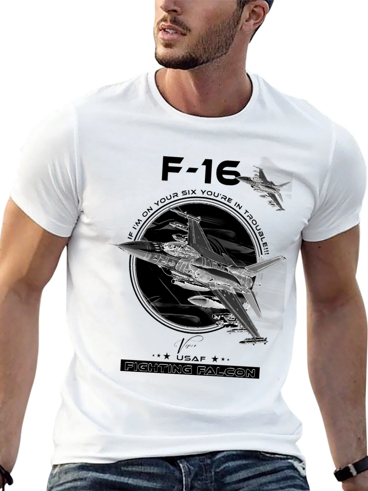 F-16 Fighting Falcon Graphic T-Shirt