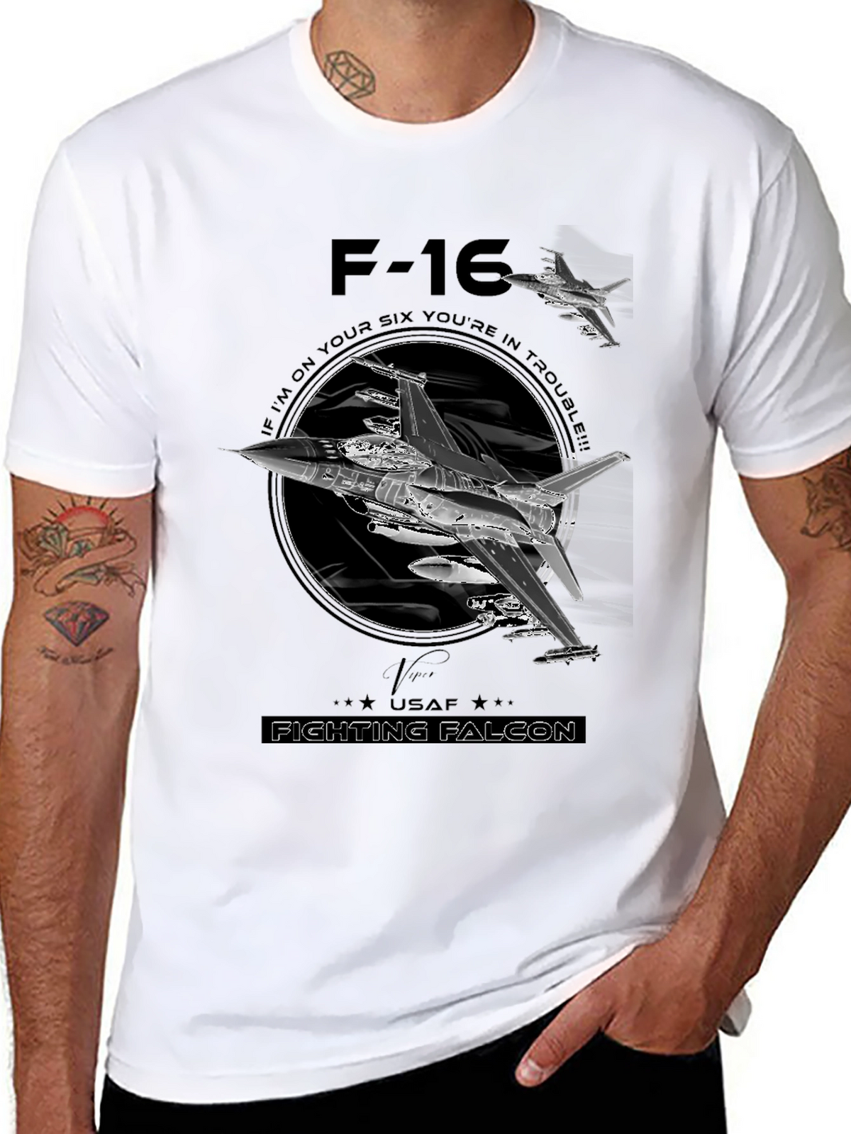 F-16 Fighting Falcon Graphic T-Shirt