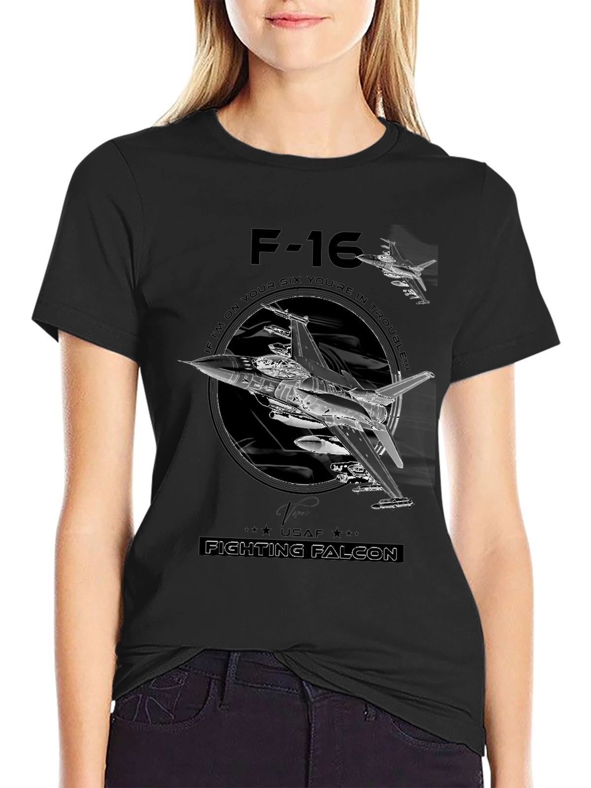F-16 Fighting Falcon Graphic T-Shirt