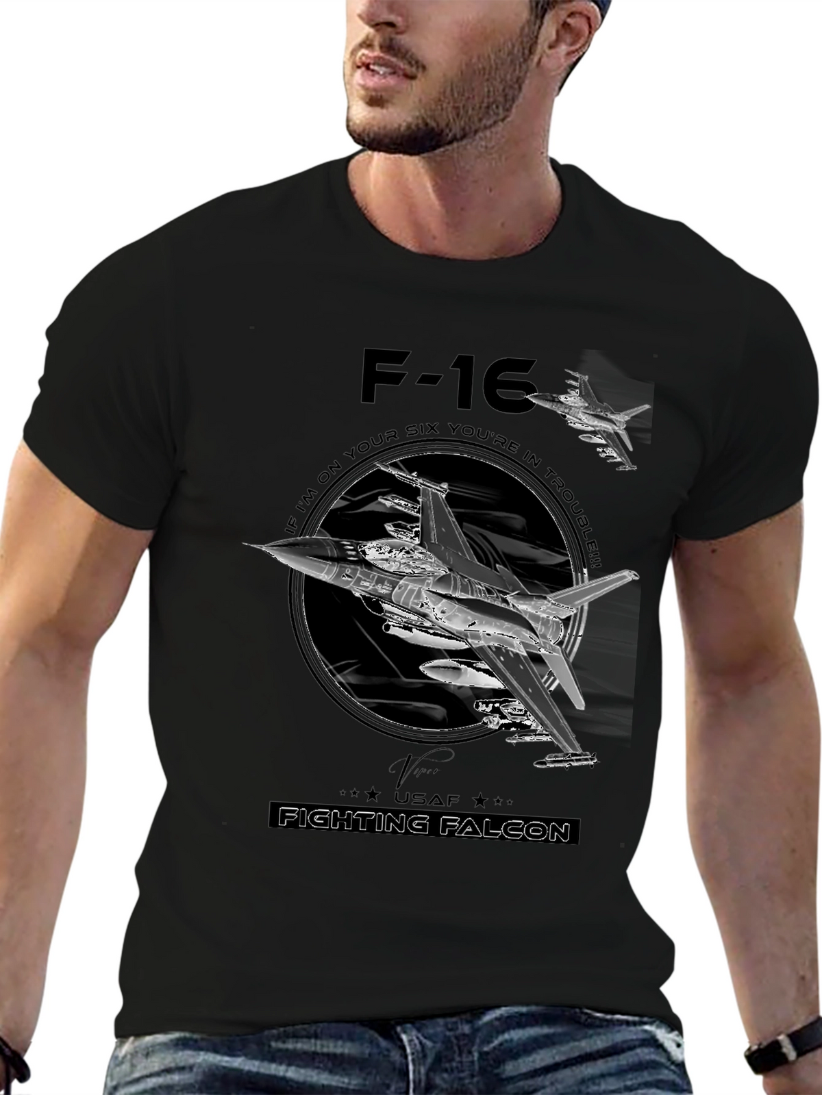 F-16 Fighting Falcon Graphic T-Shirt