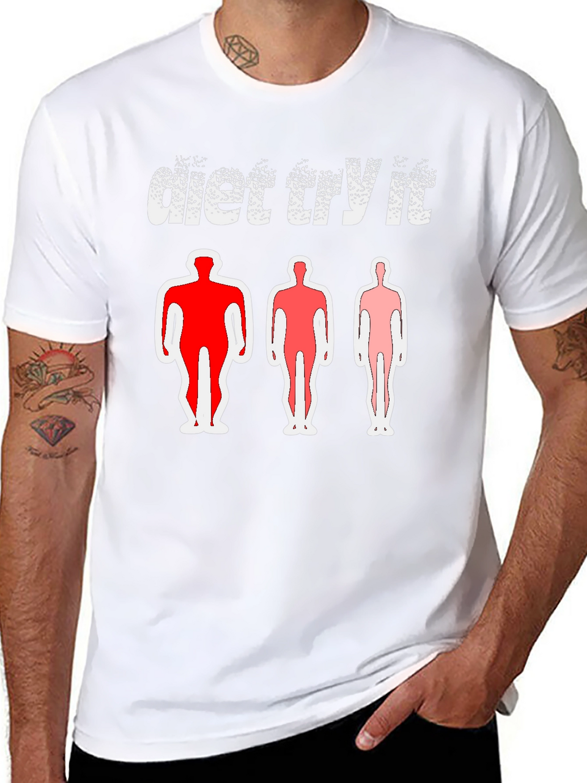 Diet Try It T-Shirt - Body Transformation Tee