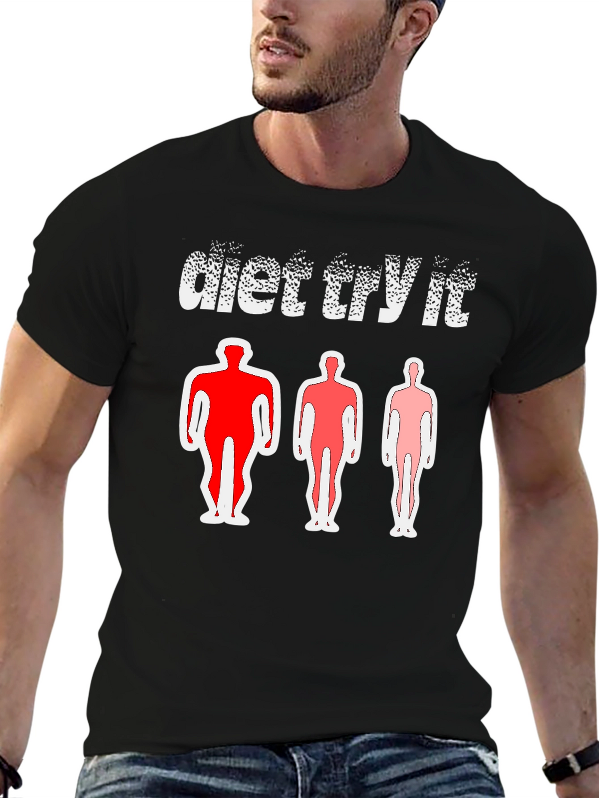 Diet Try It T-Shirt - Body Transformation Tee