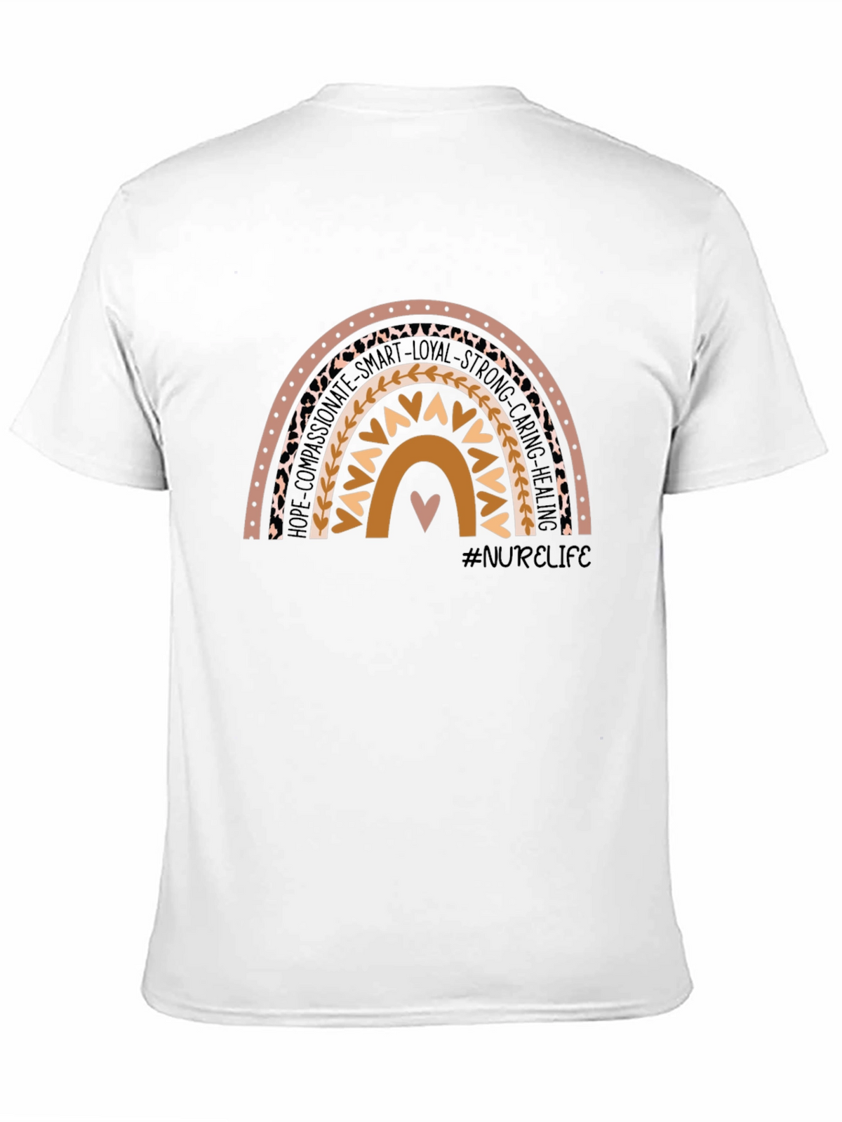Nurse Life Rainbow Graphic T-Shirt