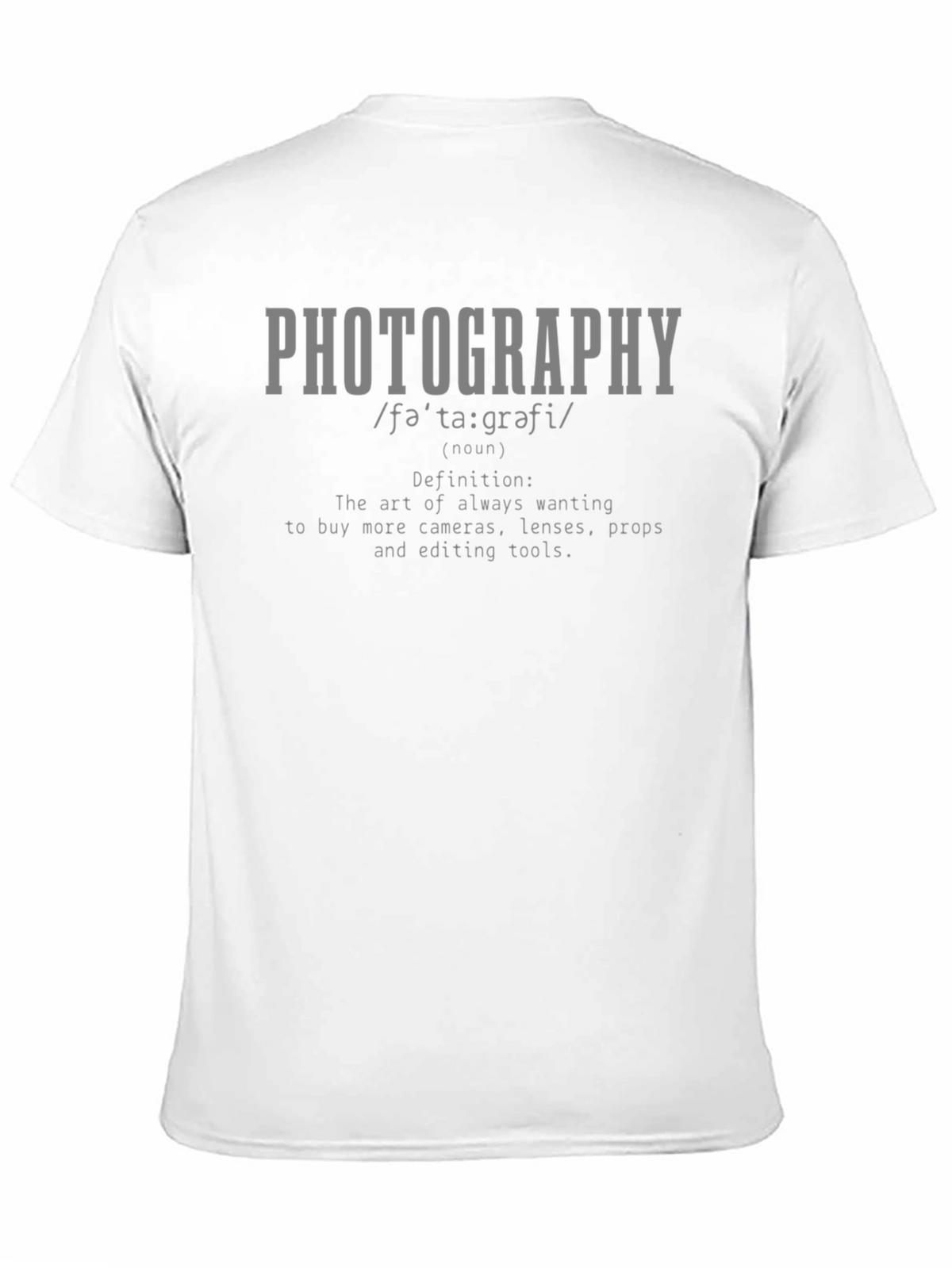 Photography Definition T-Shirt - Funny Photographer Gift