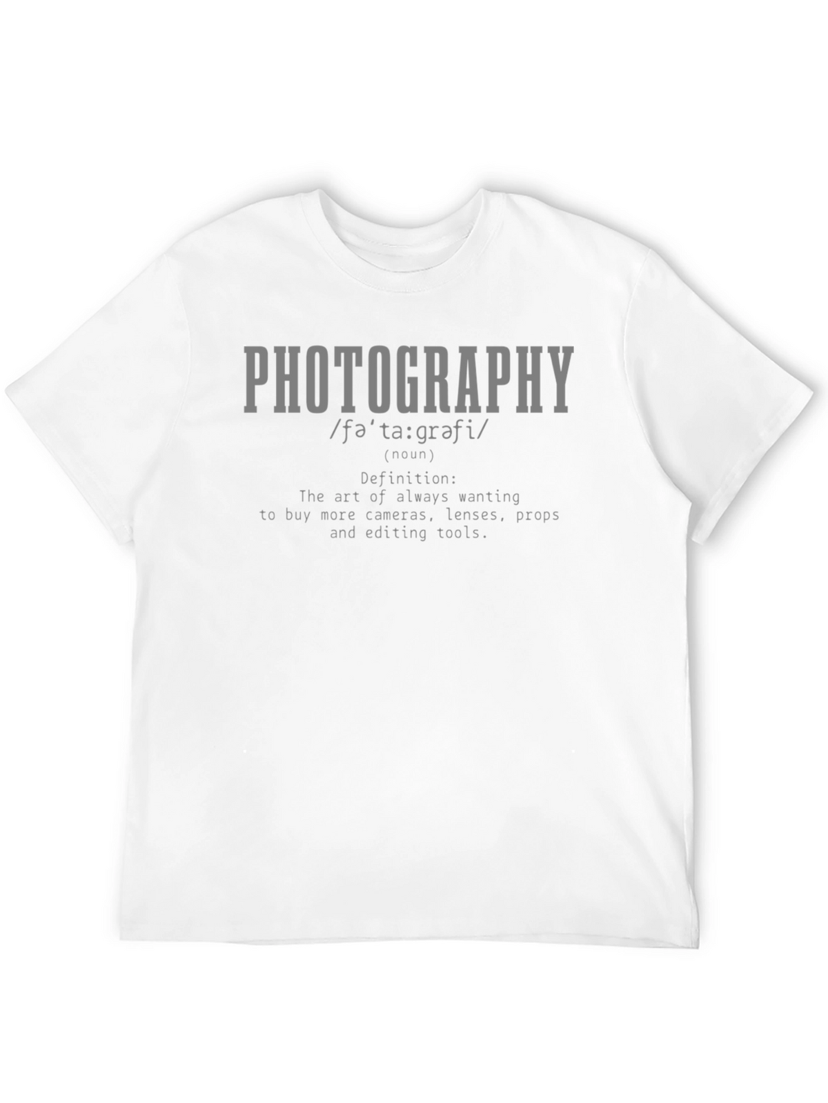 Photography Definition T-Shirt - Funny Photographer Gift