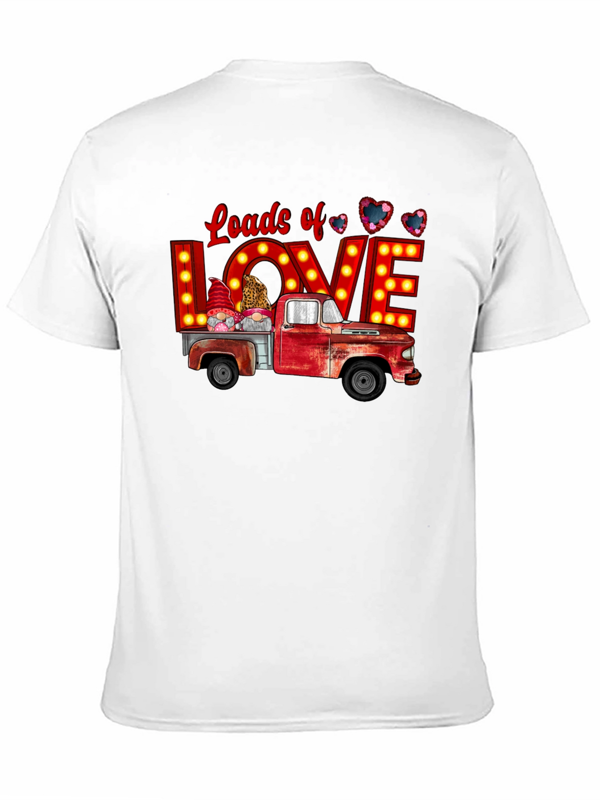 Loads of Love Valentines Truck Graphic Tee