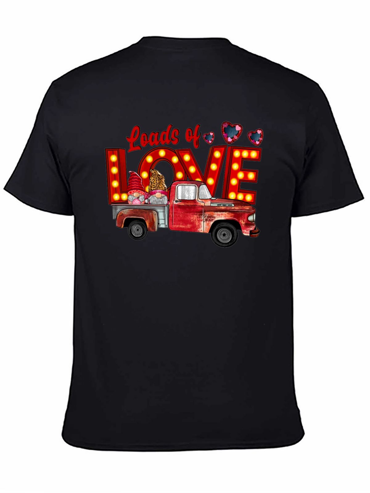 Loads of Love Valentines Truck Graphic Tee