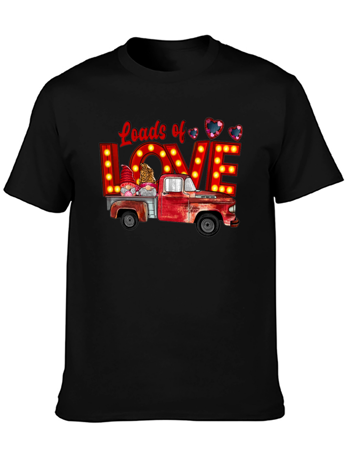Loads of Love Valentines Truck Graphic Tee