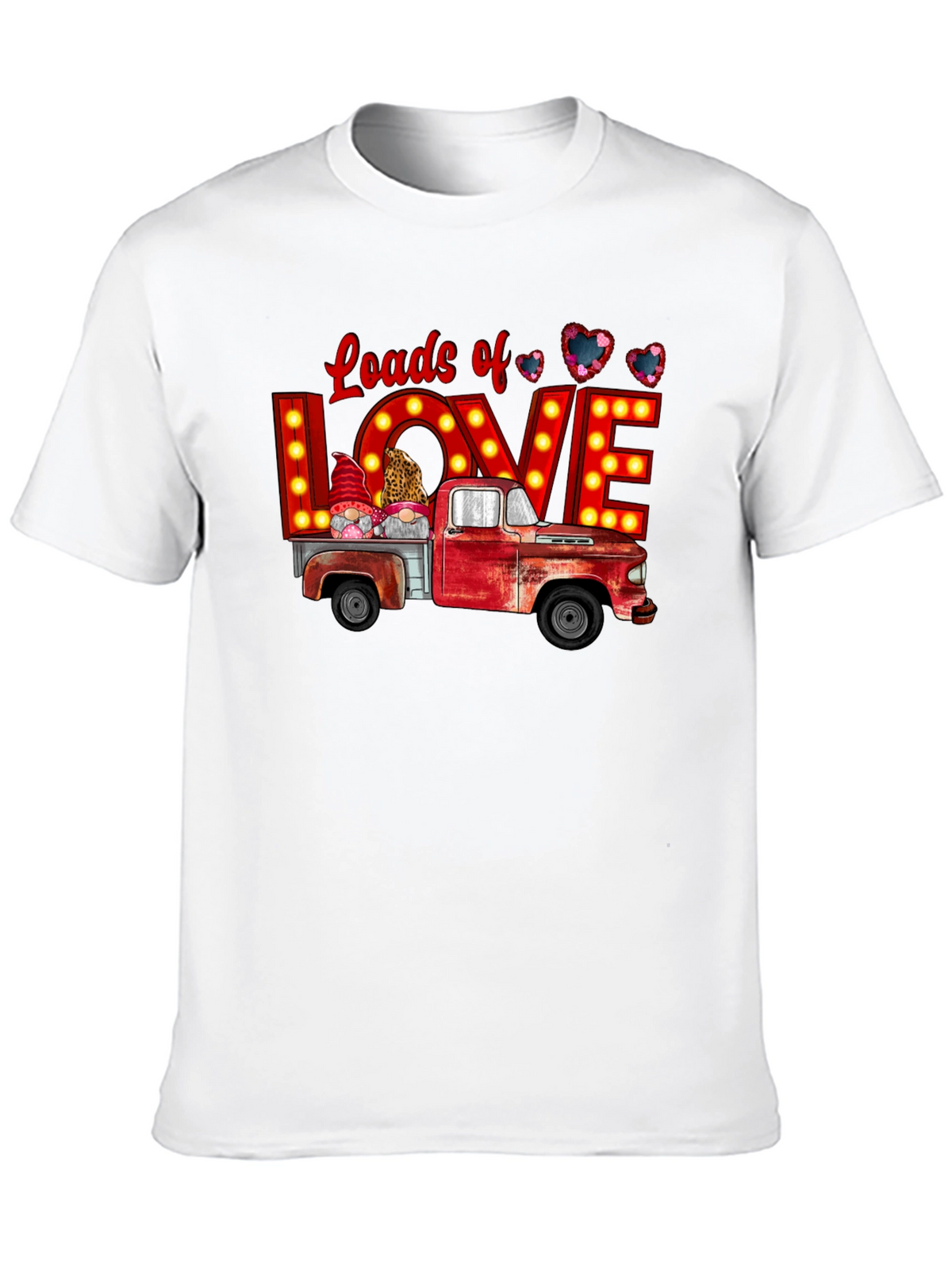 Loads of Love Valentines Truck Graphic Tee