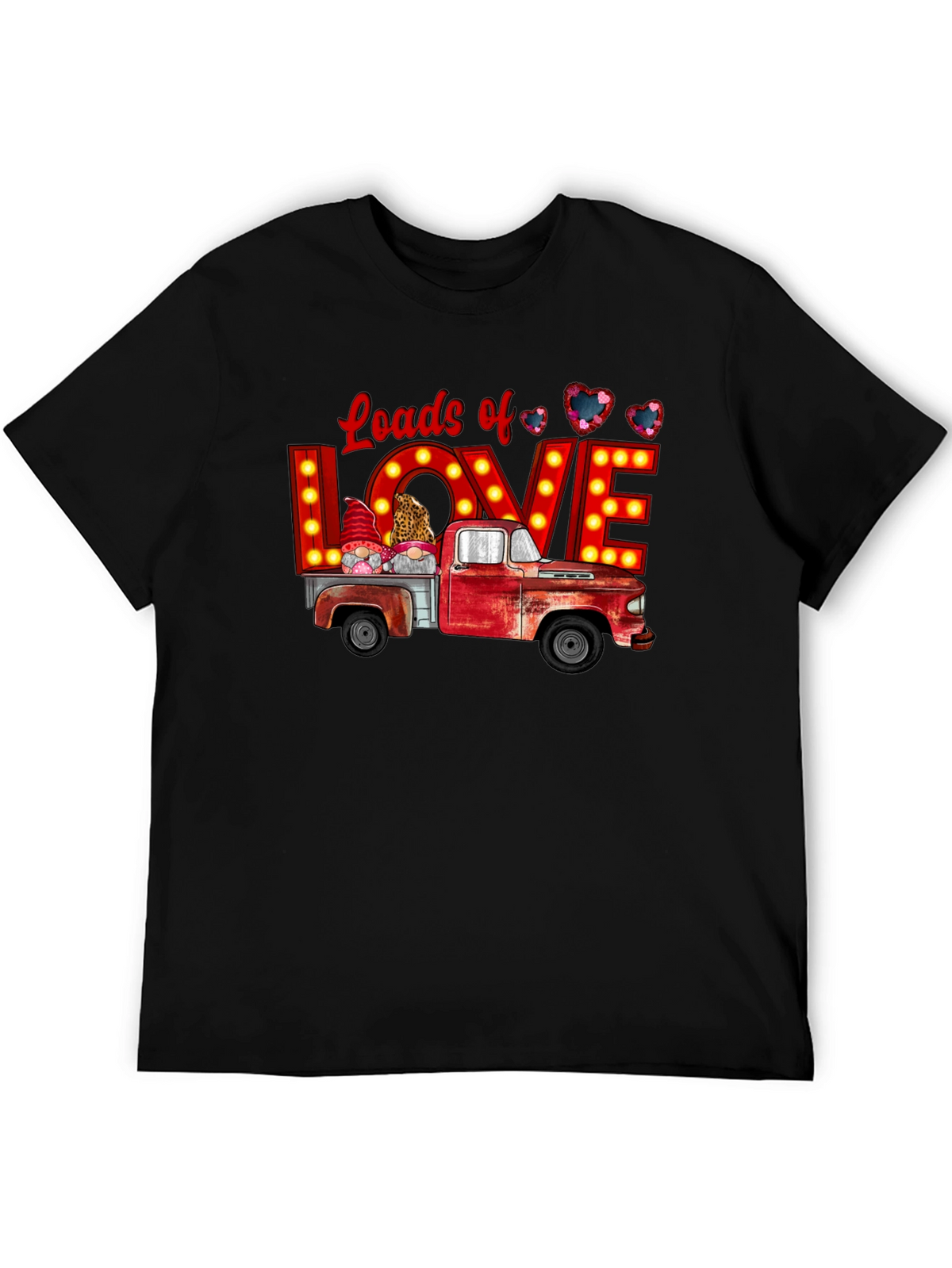 Loads of Love Valentines Truck Graphic Tee