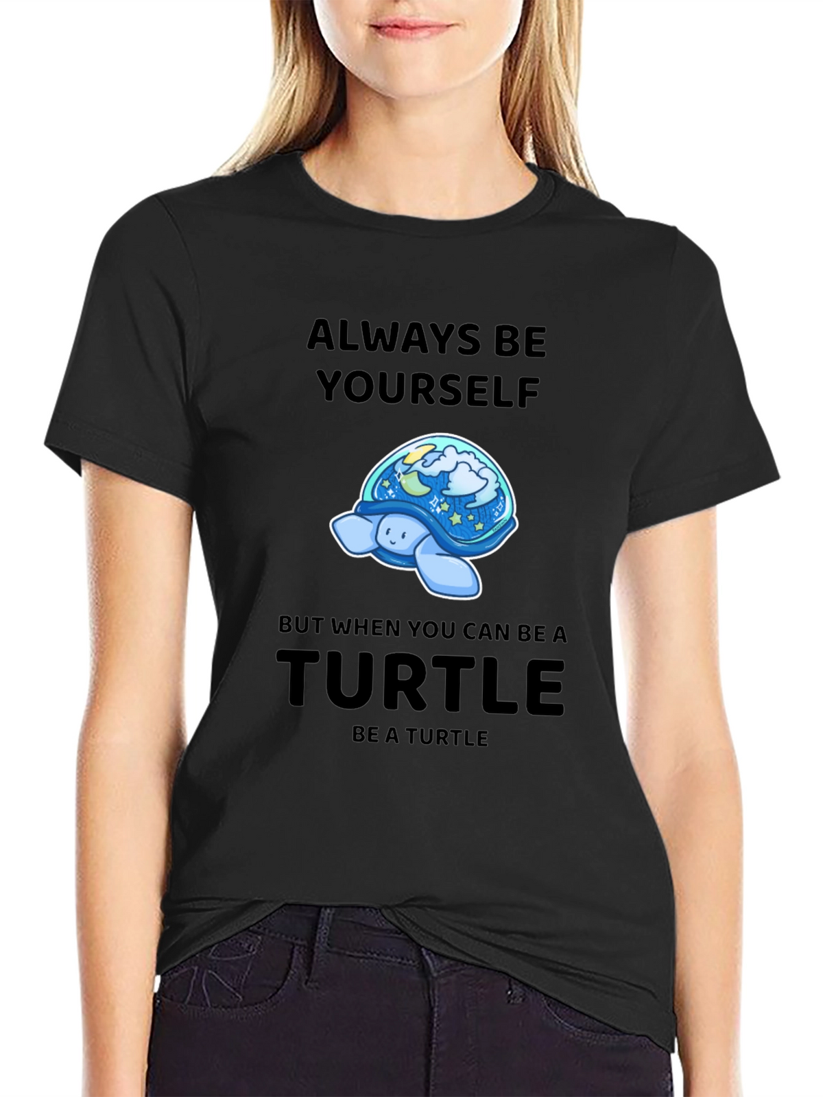 Always Be Yourself Turtle Graphic Tee