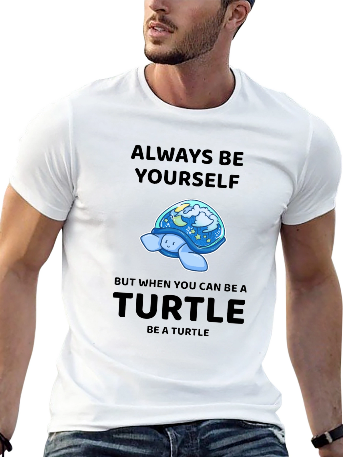 Always Be Yourself Turtle Graphic Tee