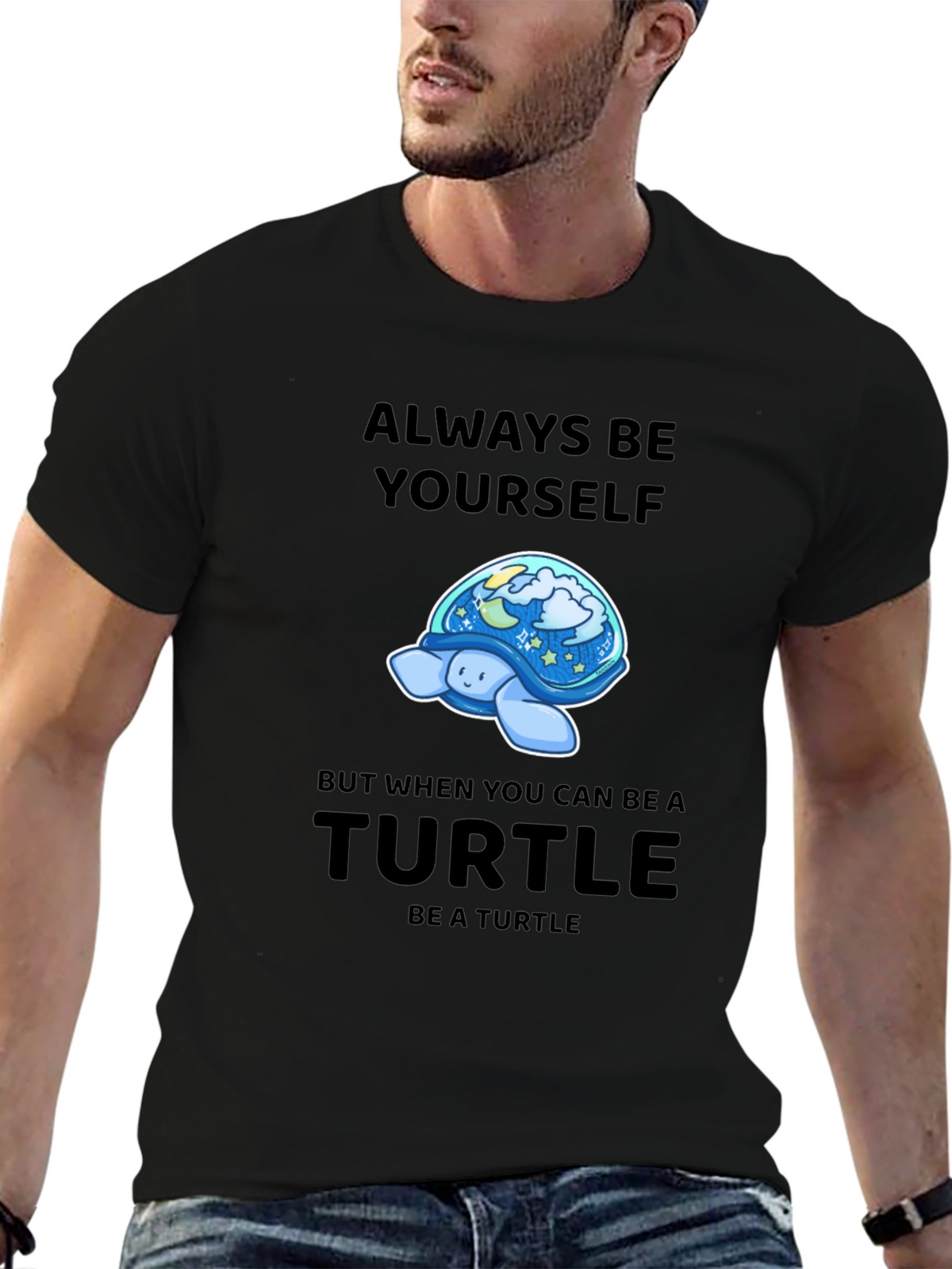 Always Be Yourself Turtle Graphic Tee