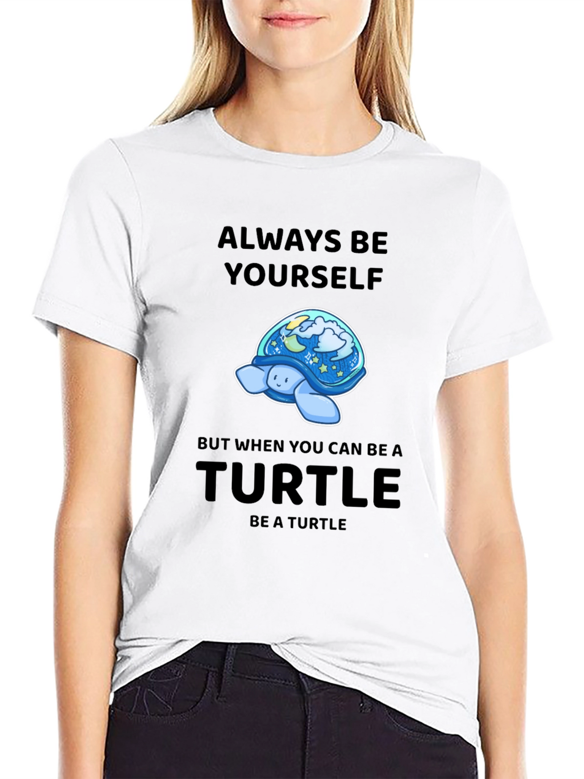 Always Be Yourself Turtle Graphic Tee