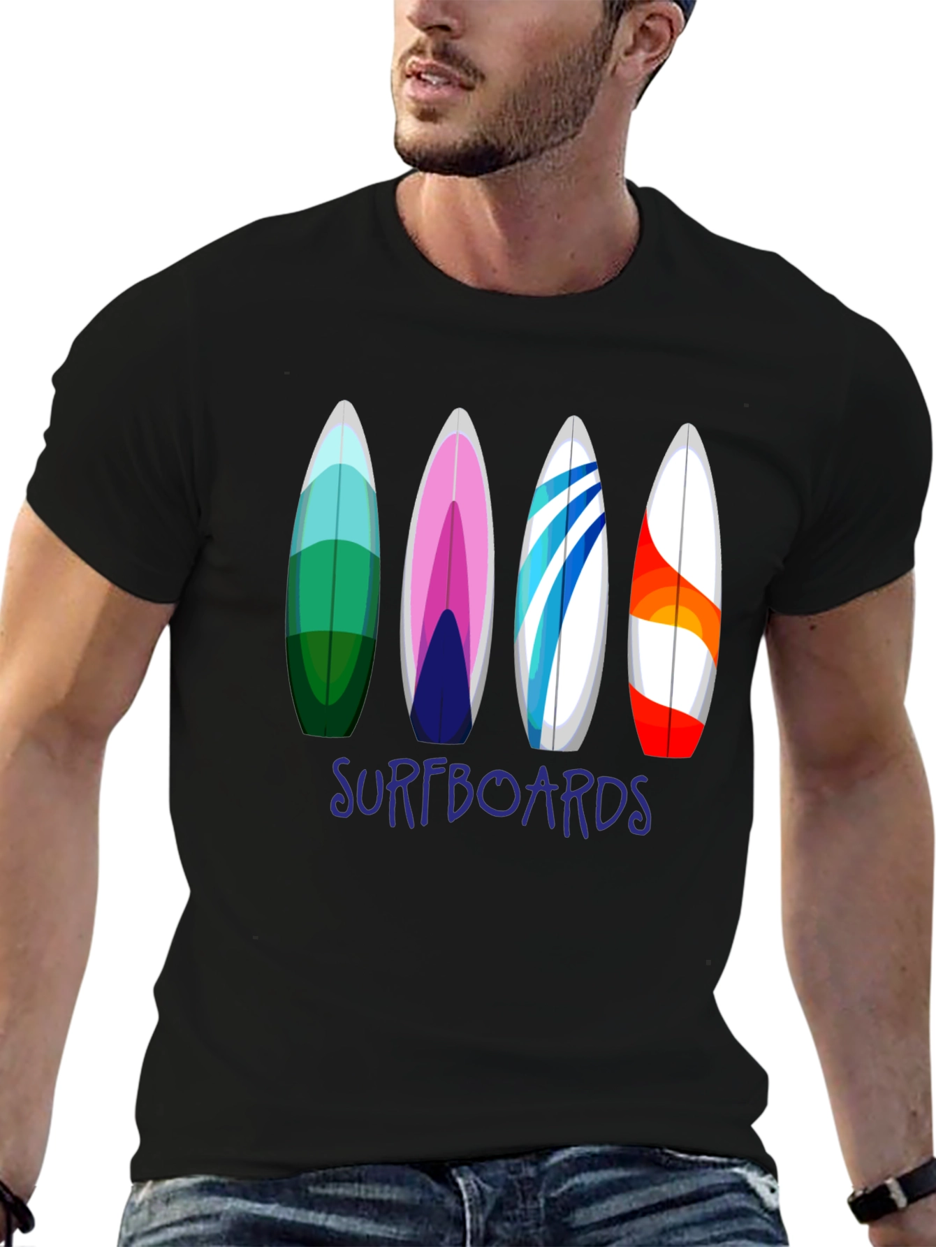 Surfboard T-Shirt - Beach Lover Tee