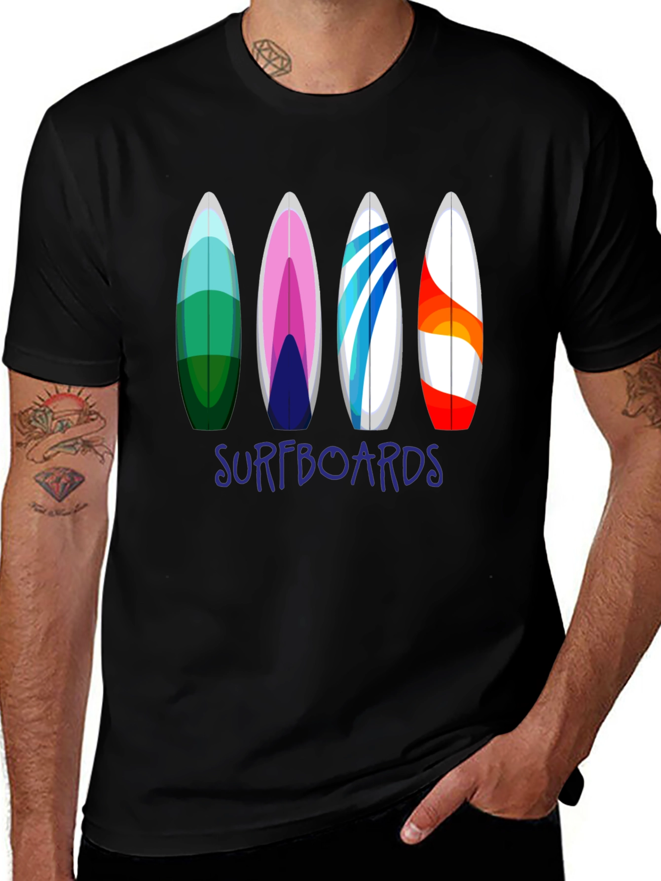Surfboard T-Shirt - Beach Lover Tee