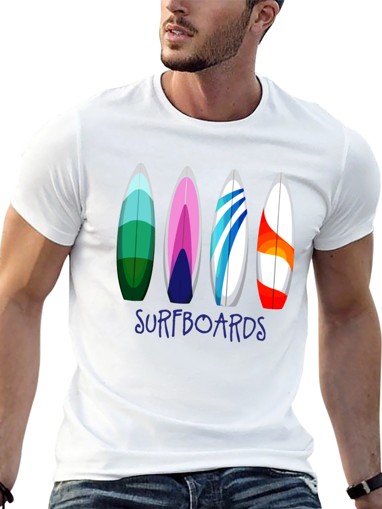 Surfboard T-Shirt - Beach Lover Tee