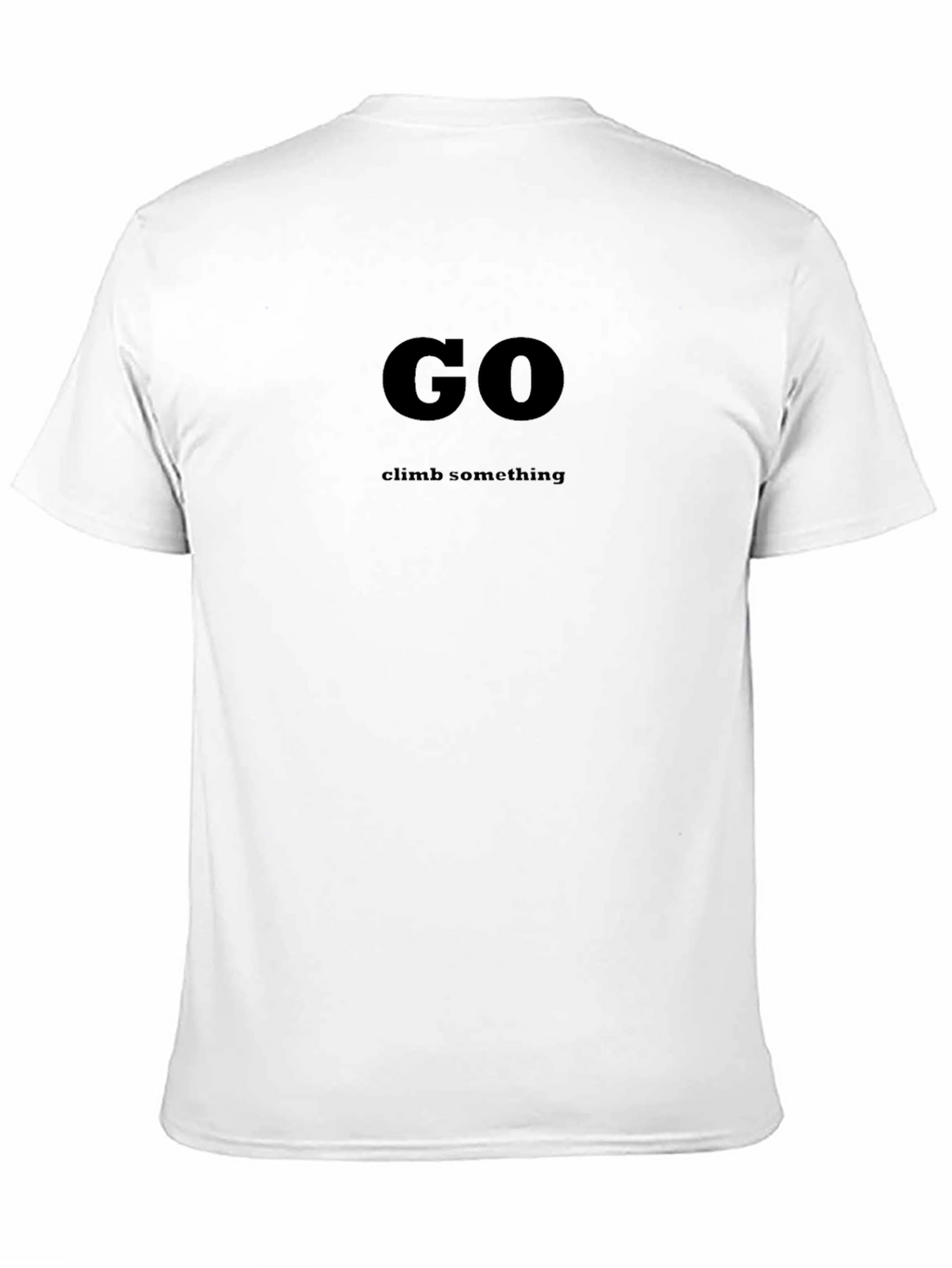 Go Climb Something Black Graphic T-Shirt