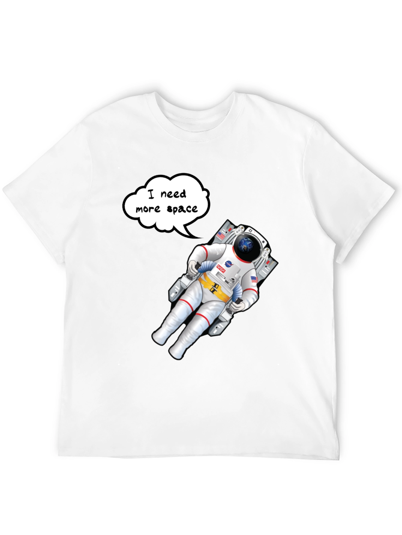 Cosmic Comfort Tee: Astronaut Graphic T-Shirt