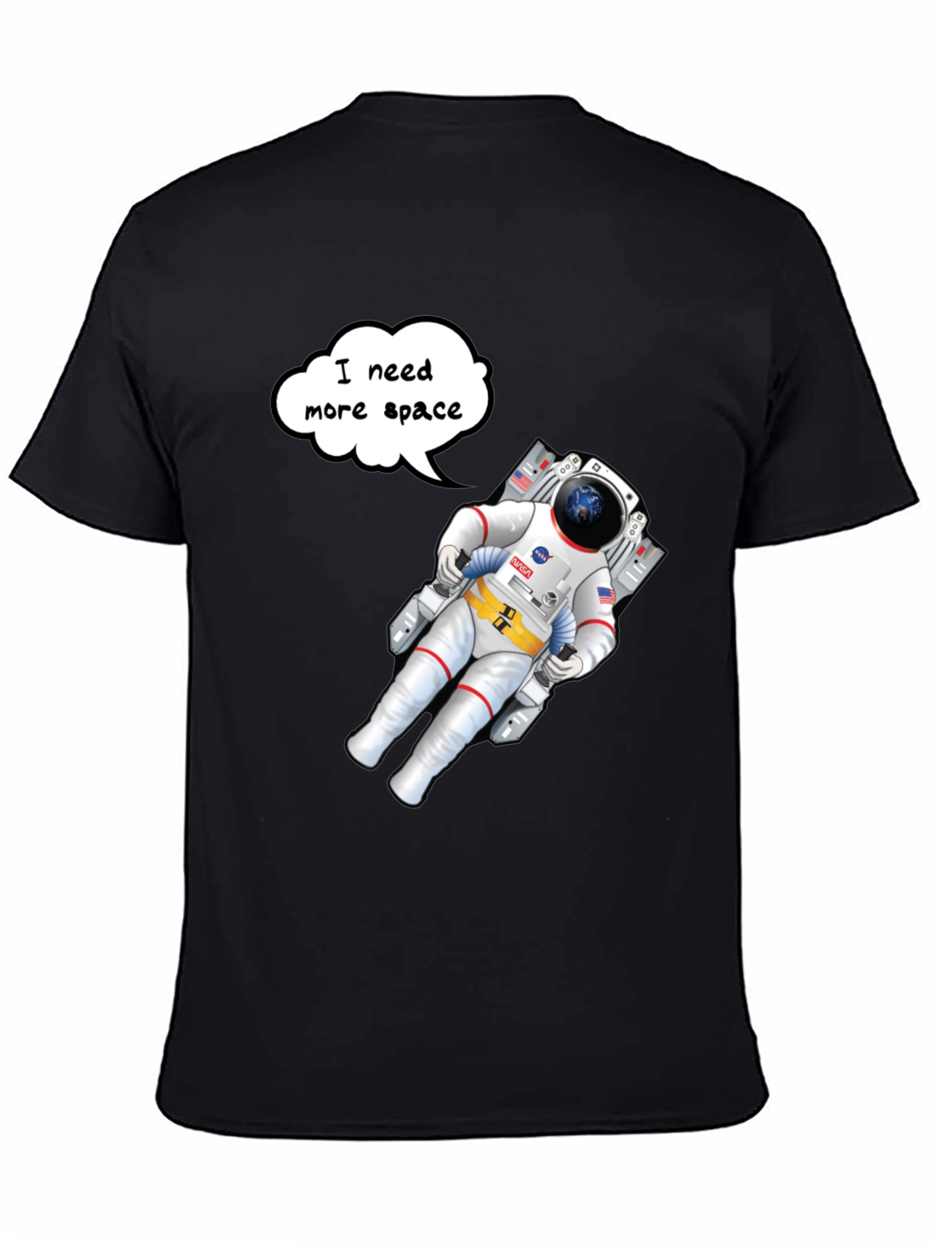 Cosmic Comfort Tee: Astronaut Graphic T-Shirt