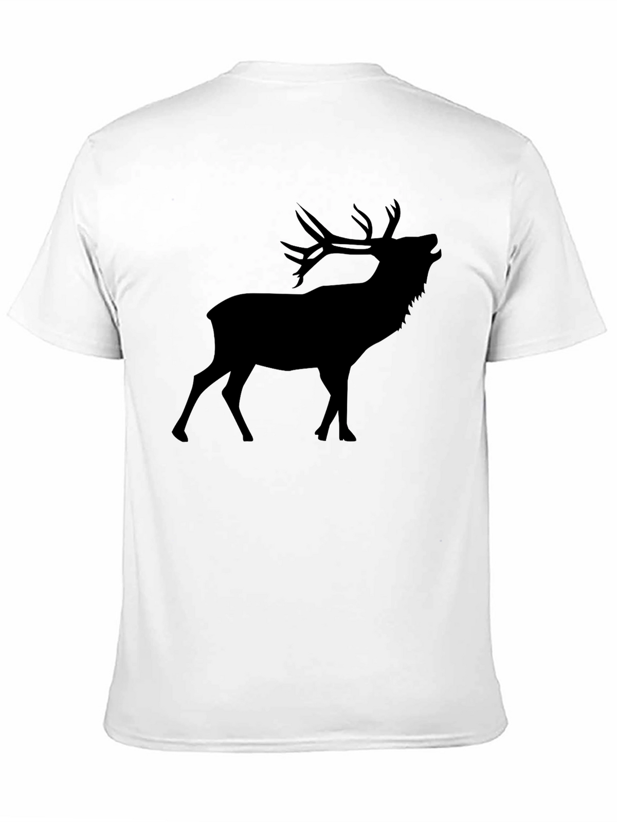 Black Deer Silhouette Graphic Tee