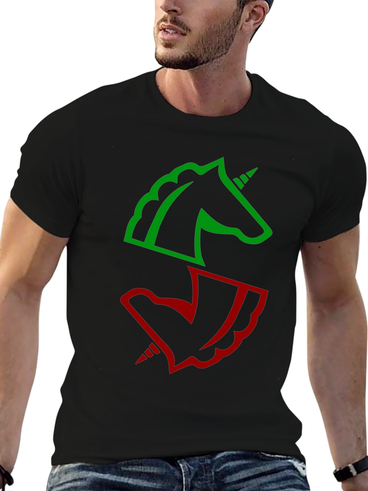 Unicorn Graphic Tee - Black T-Shirt