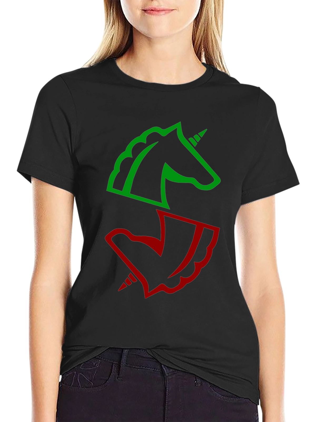Unicorn Graphic Tee - Black T-Shirt
