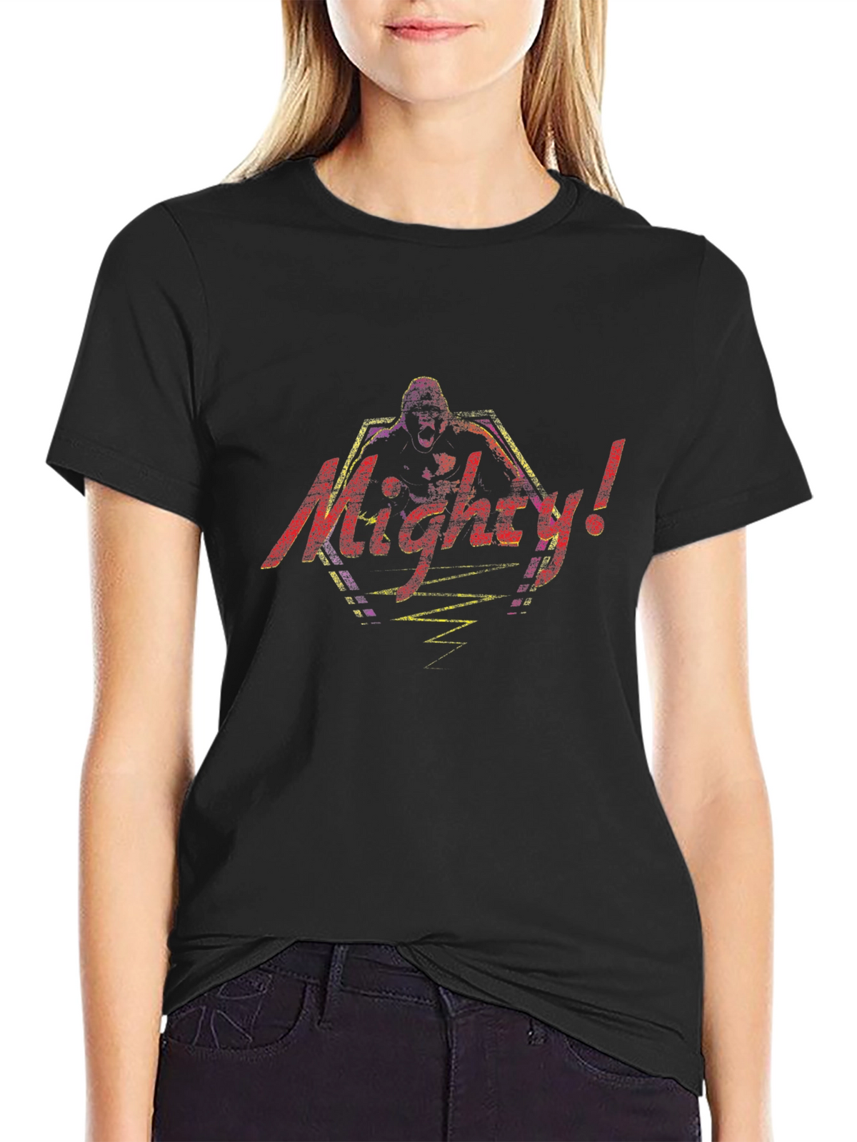 Mighty Gorilla Graphic T-Shirt - Black