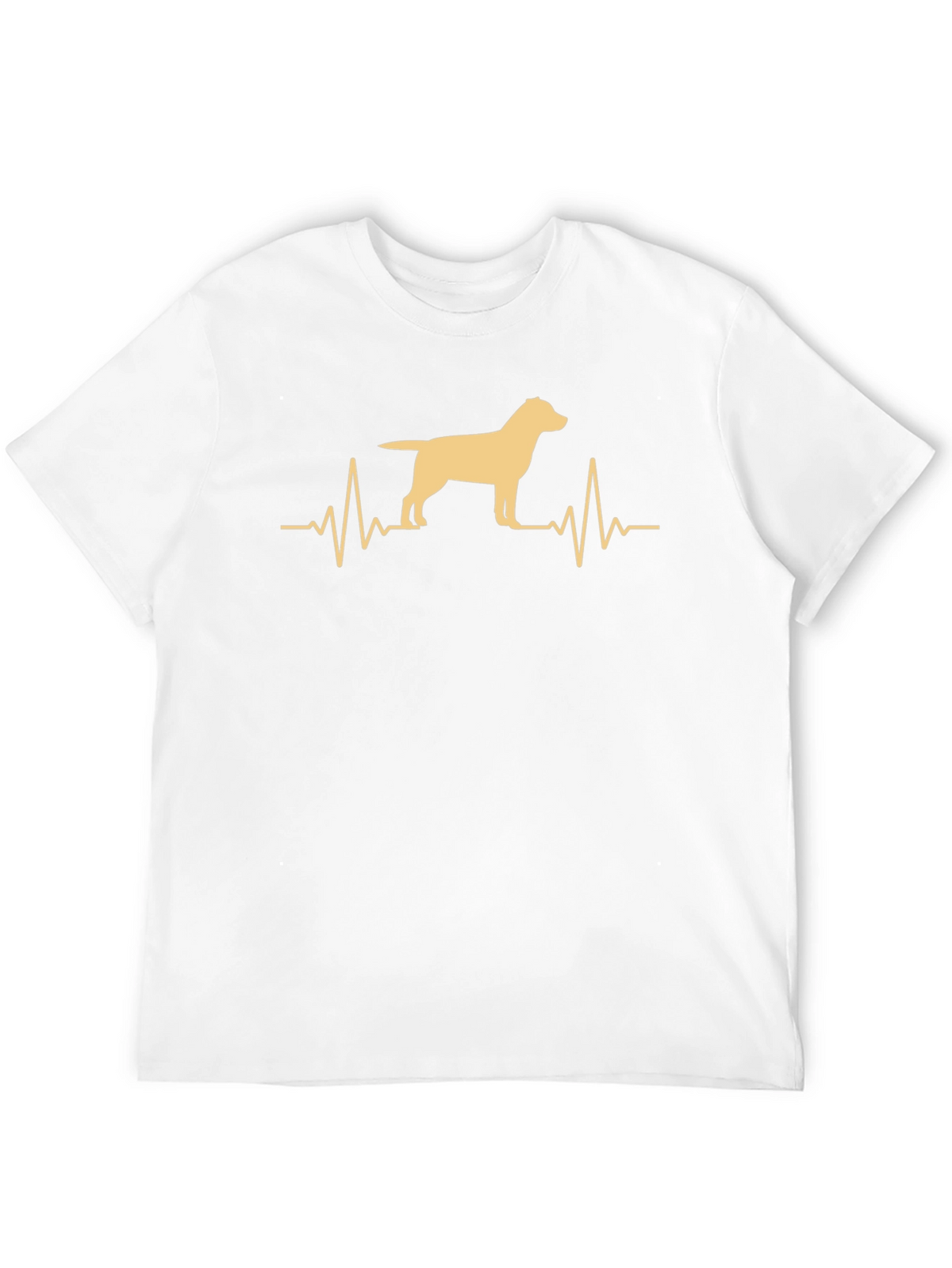 Dog Heartbeat T-Shirt - Black Graphic Tee