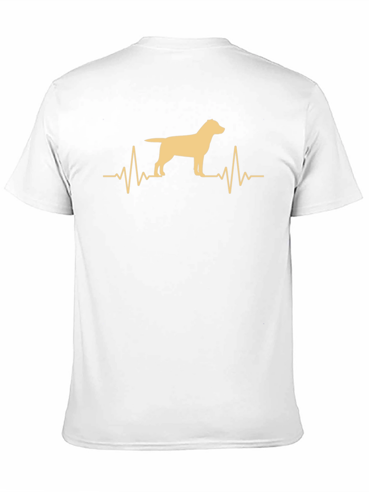 Dog Heartbeat T-Shirt - Black Graphic Tee