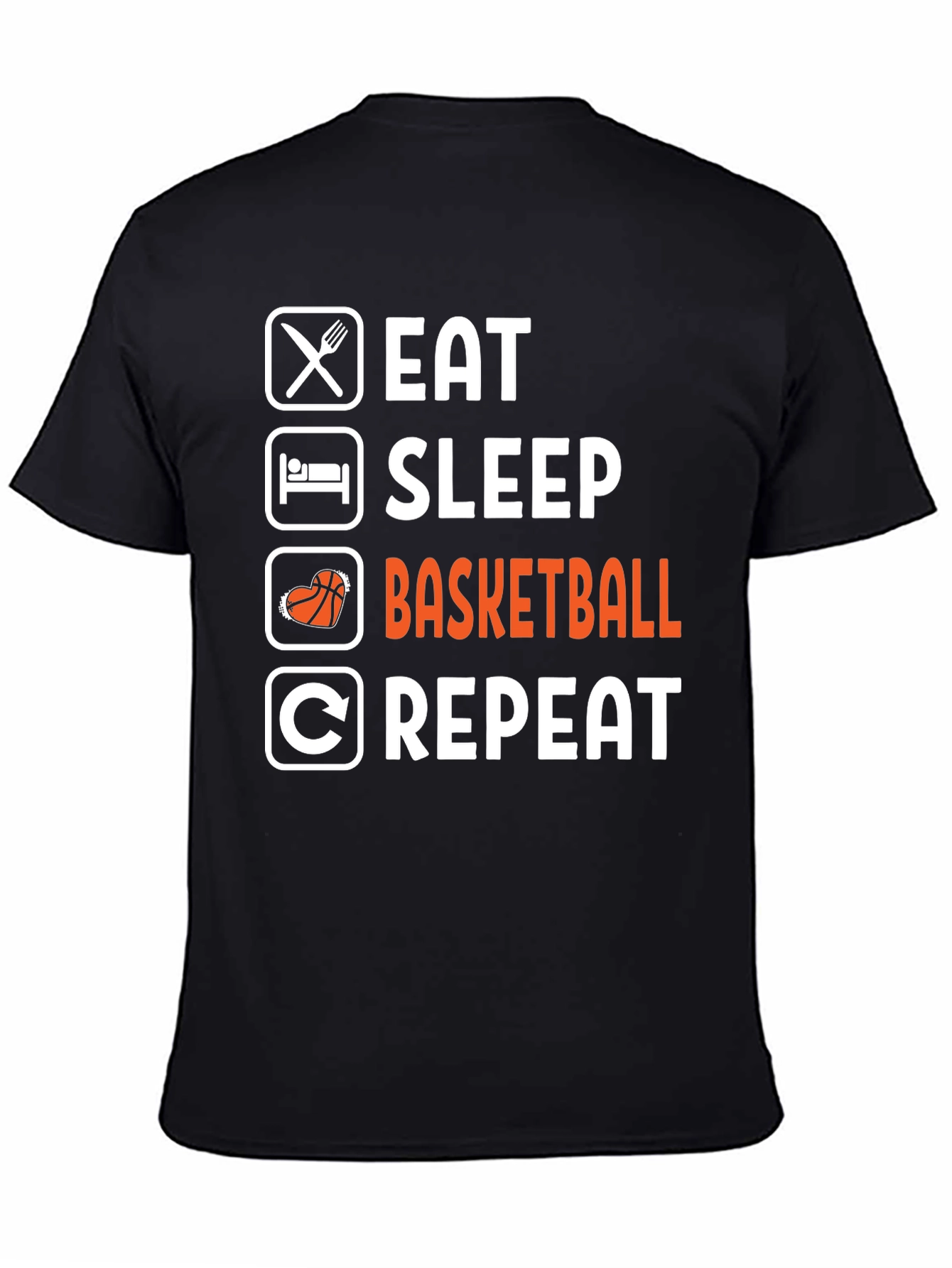 Eat Sleep Basketball Repeat T-Shirt