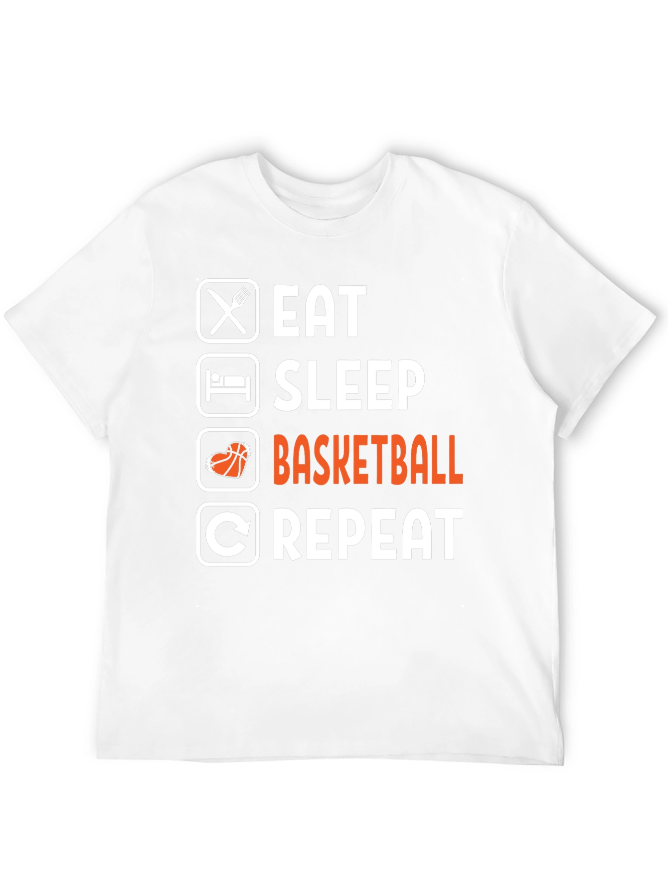 Eat Sleep Basketball Repeat T-Shirt