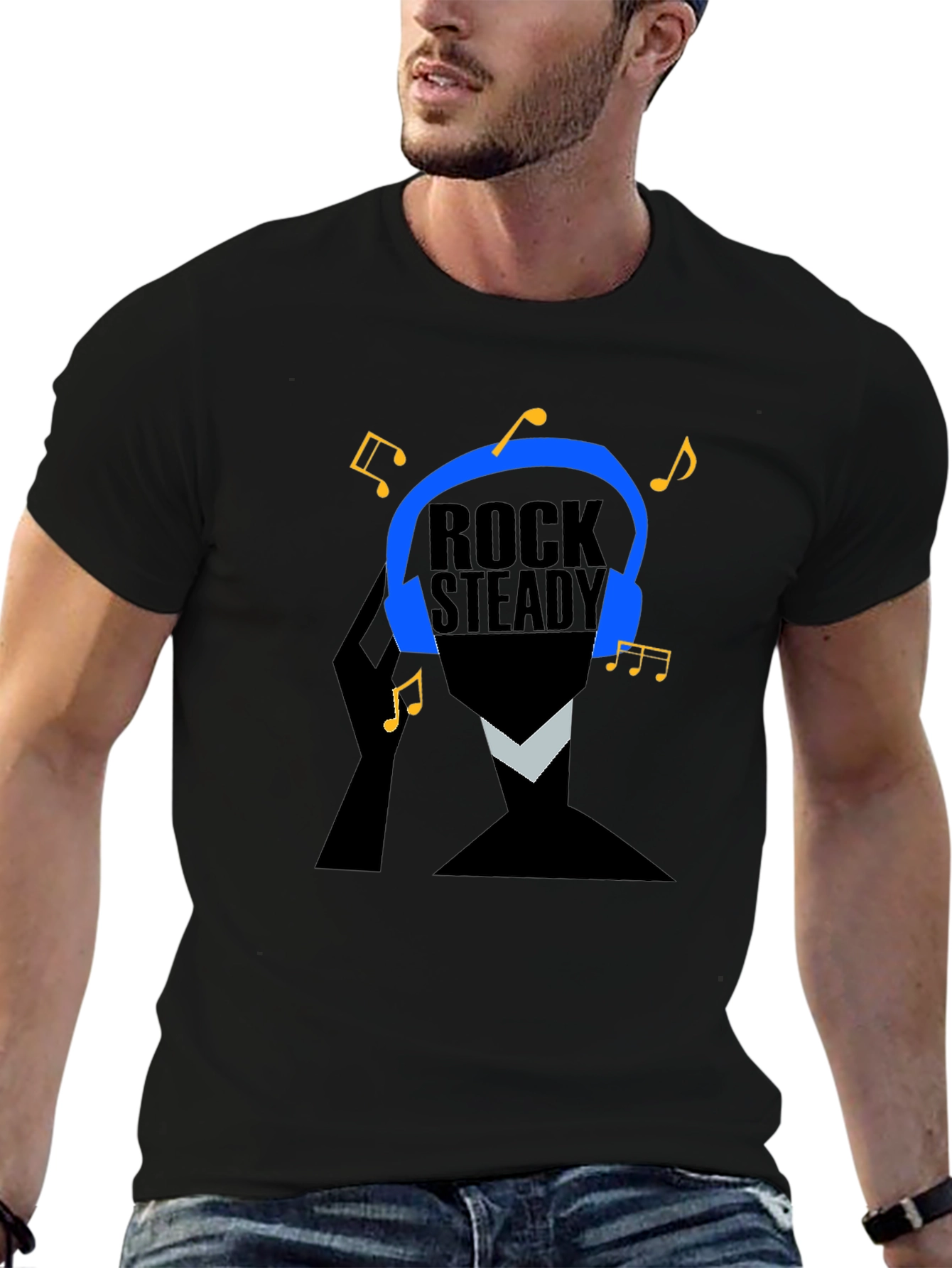 Rock Steady Music T-Shirt - Cool Graphic Tee
