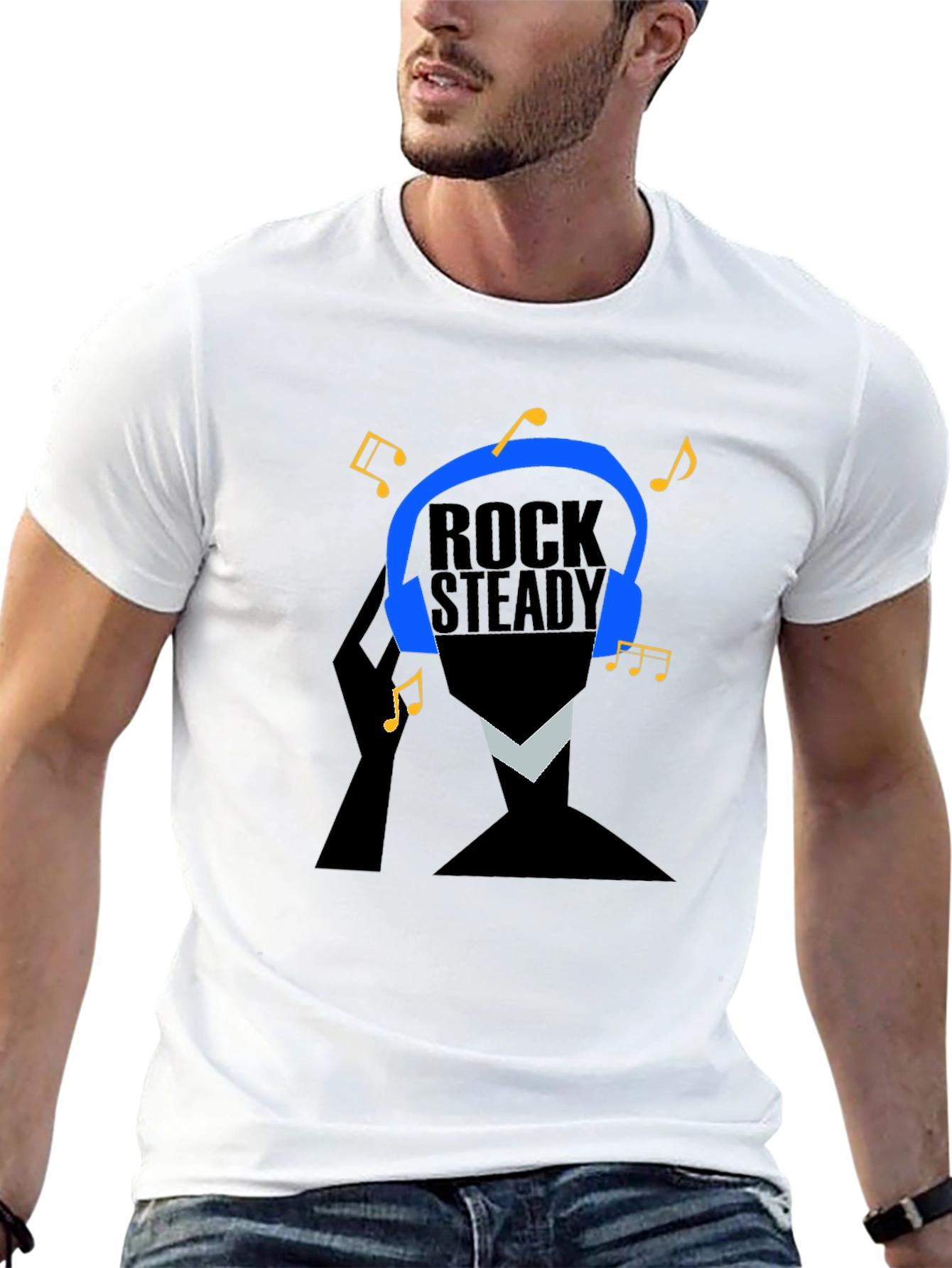 Rock Steady Music T-Shirt - Cool Graphic Tee